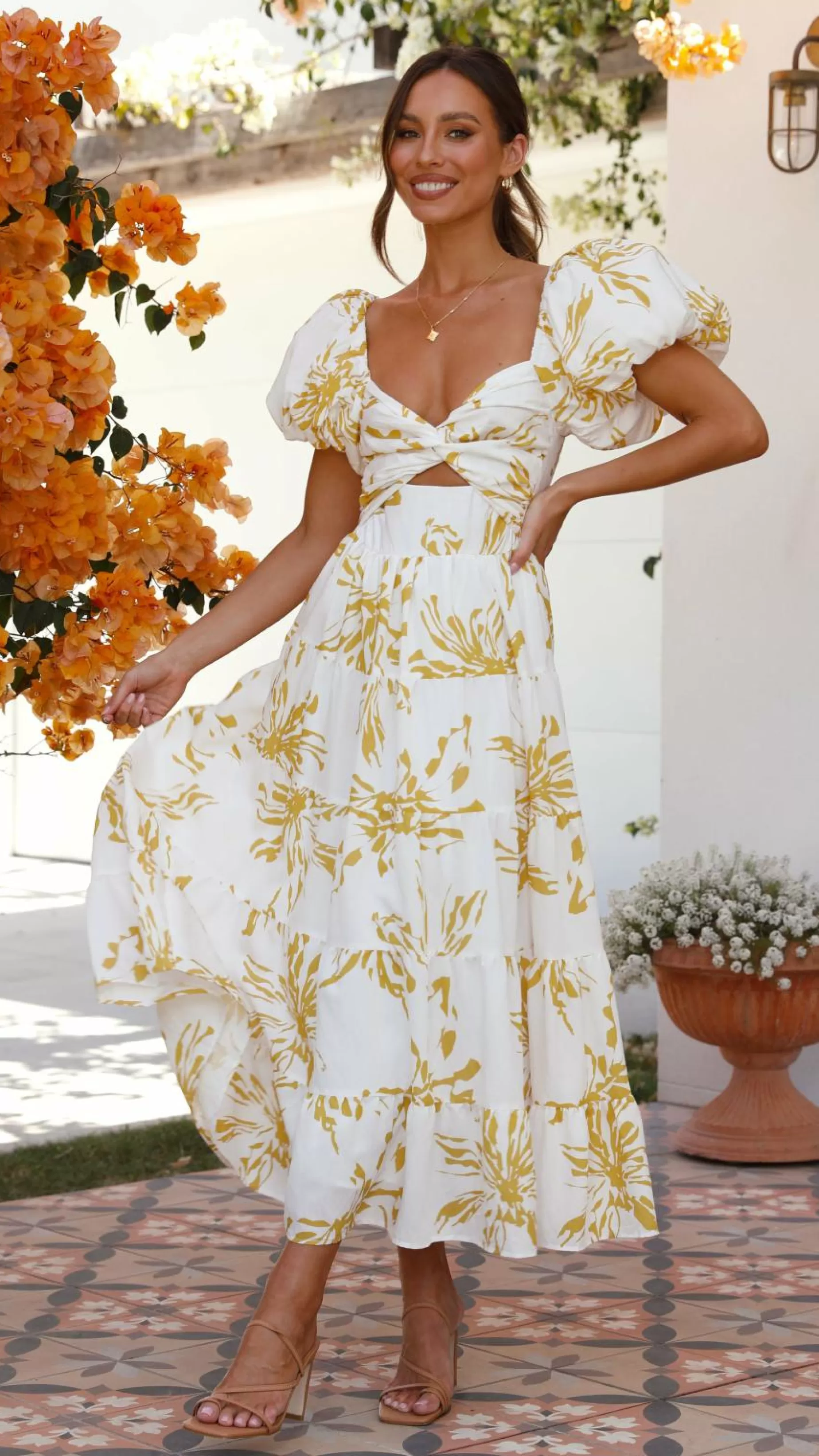 Adena Maxi Dress - | Billy J Cheap