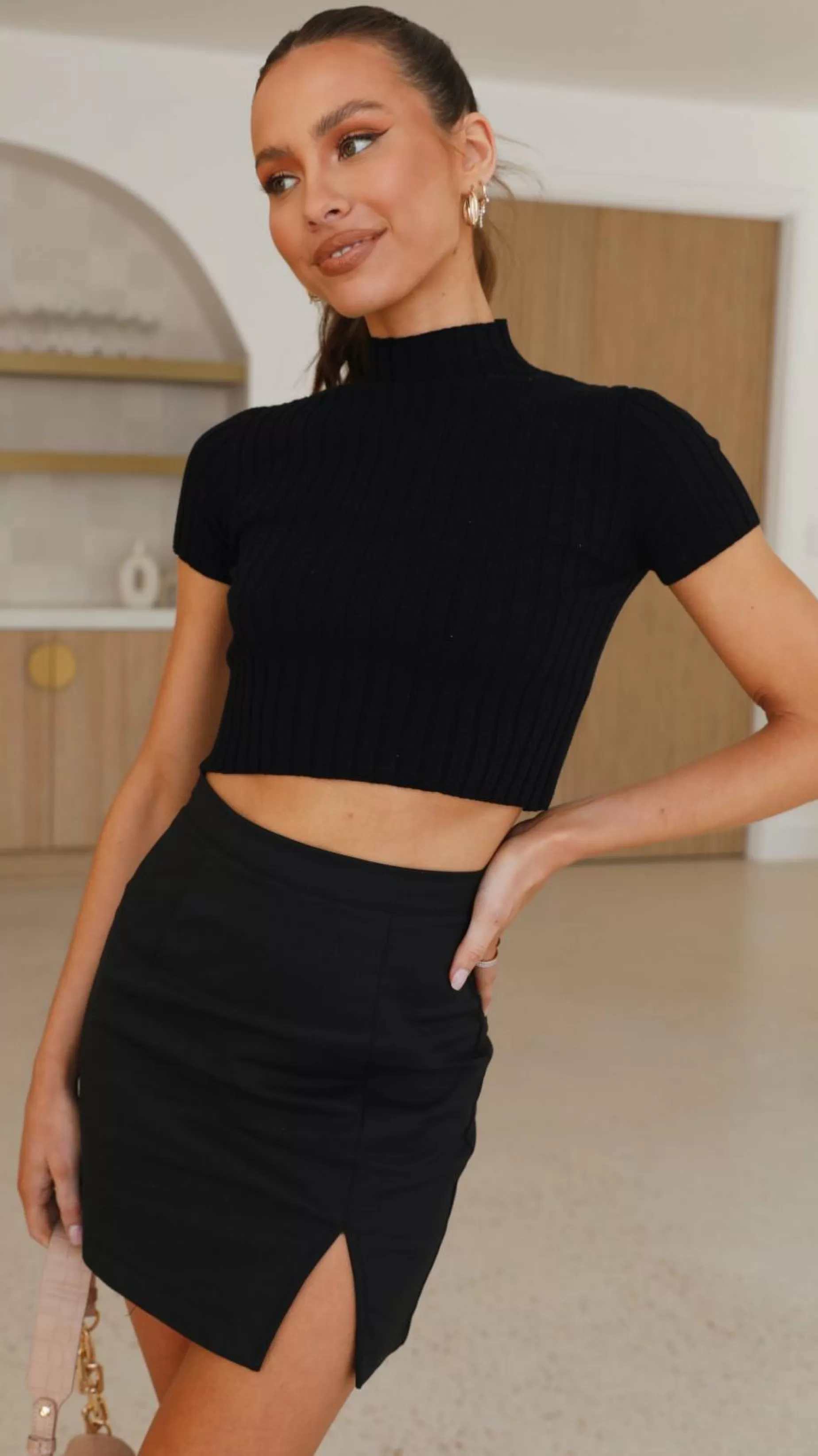 Ash Mini Skirt - | Billy J Clearance