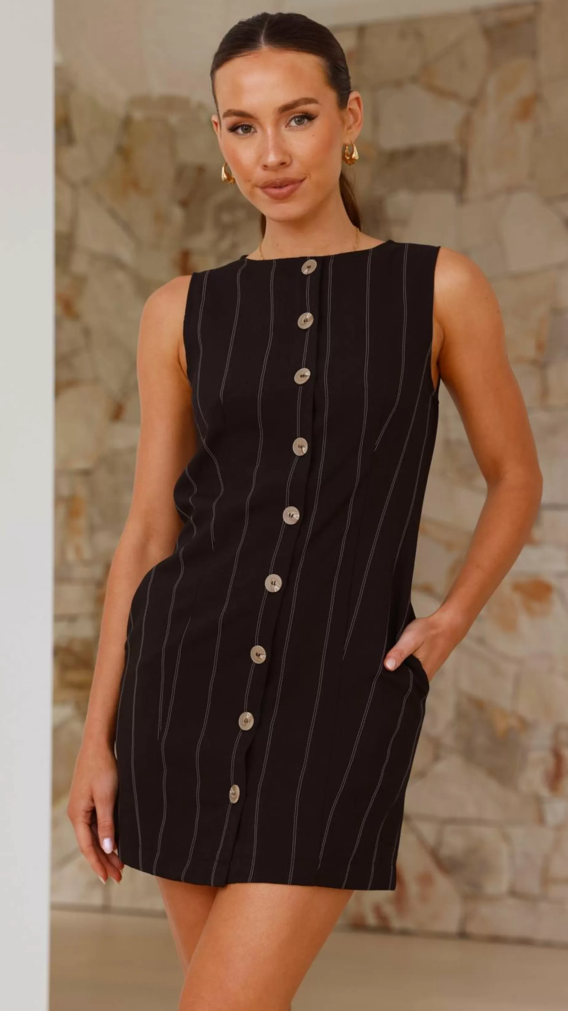 Athalie Mini Dress - | Billy J Clearance