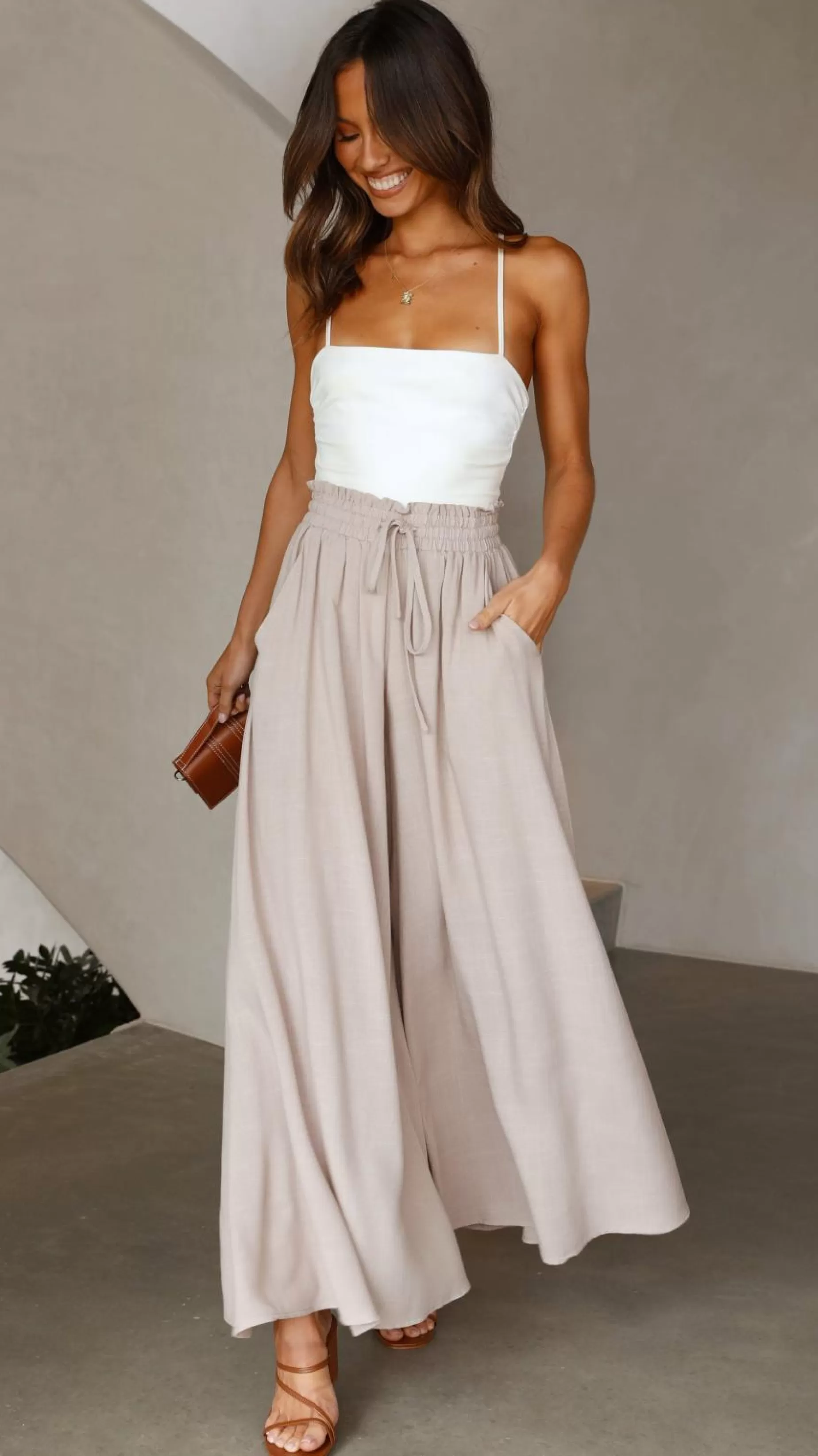 Avery Wide Leg Pants - | Billy J Clearance