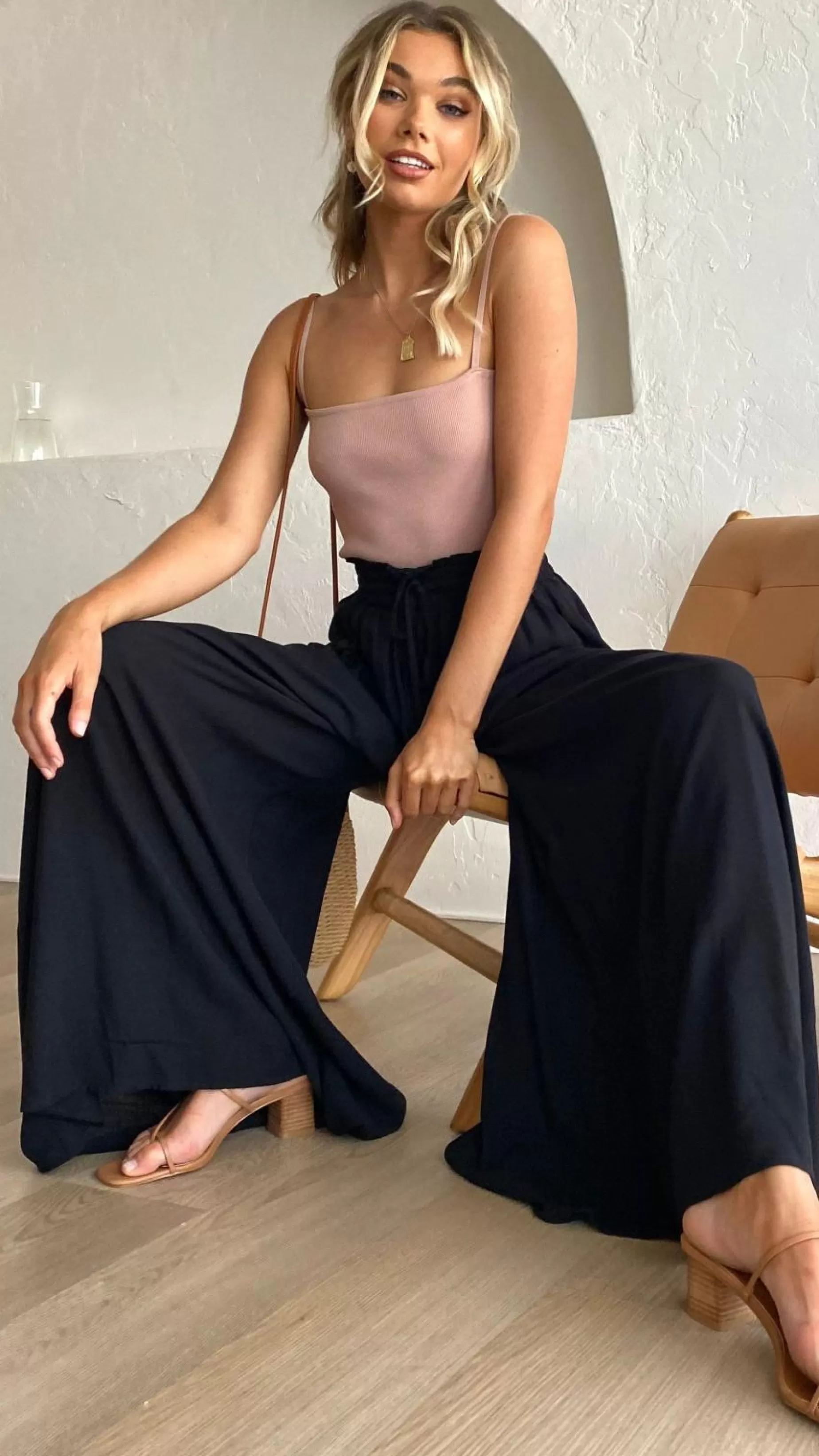 Avery Wide Leg Pants - | Billy J Cheap