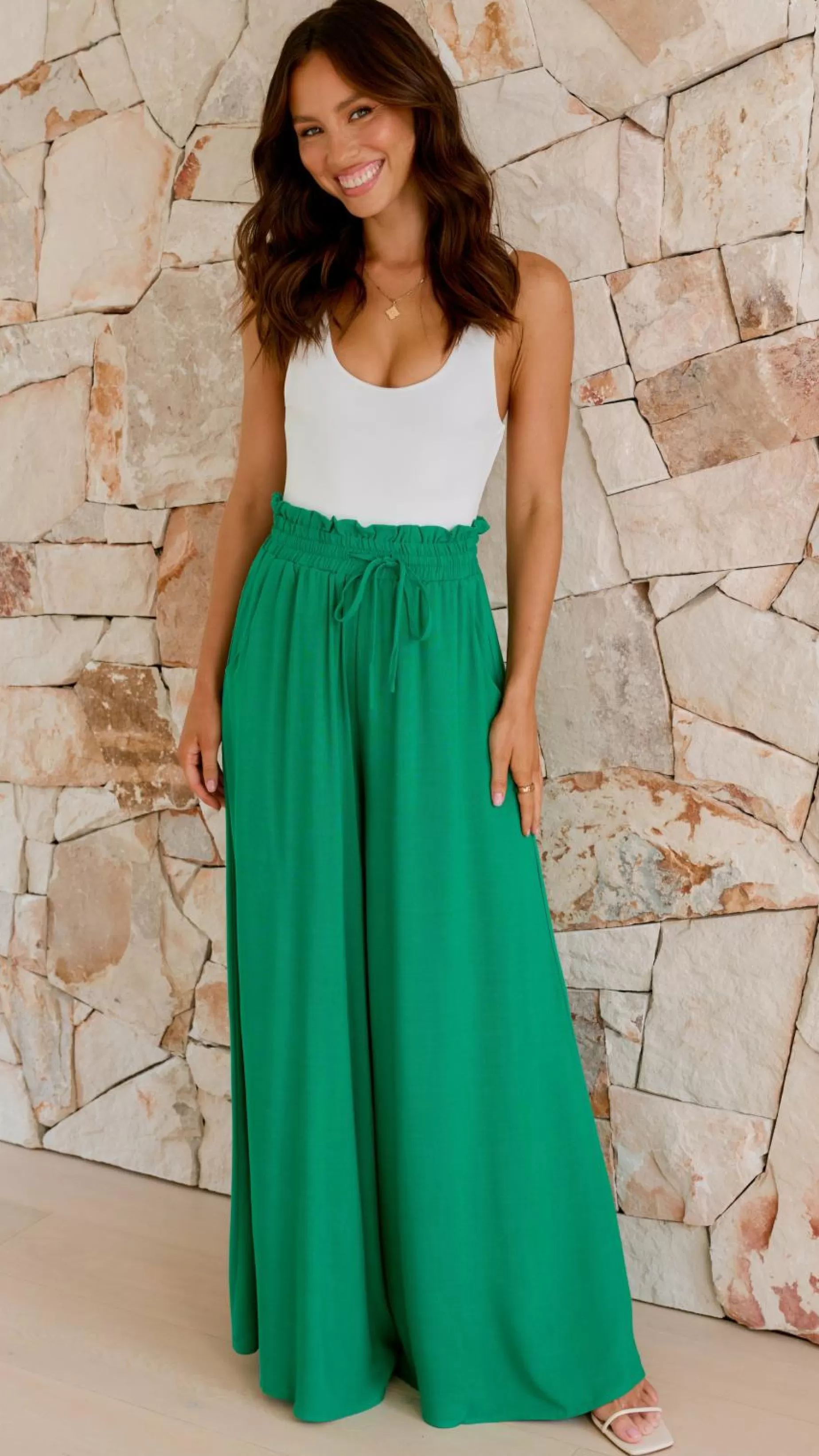 Avery Wide Leg Pants - | Billy J Flash Sale