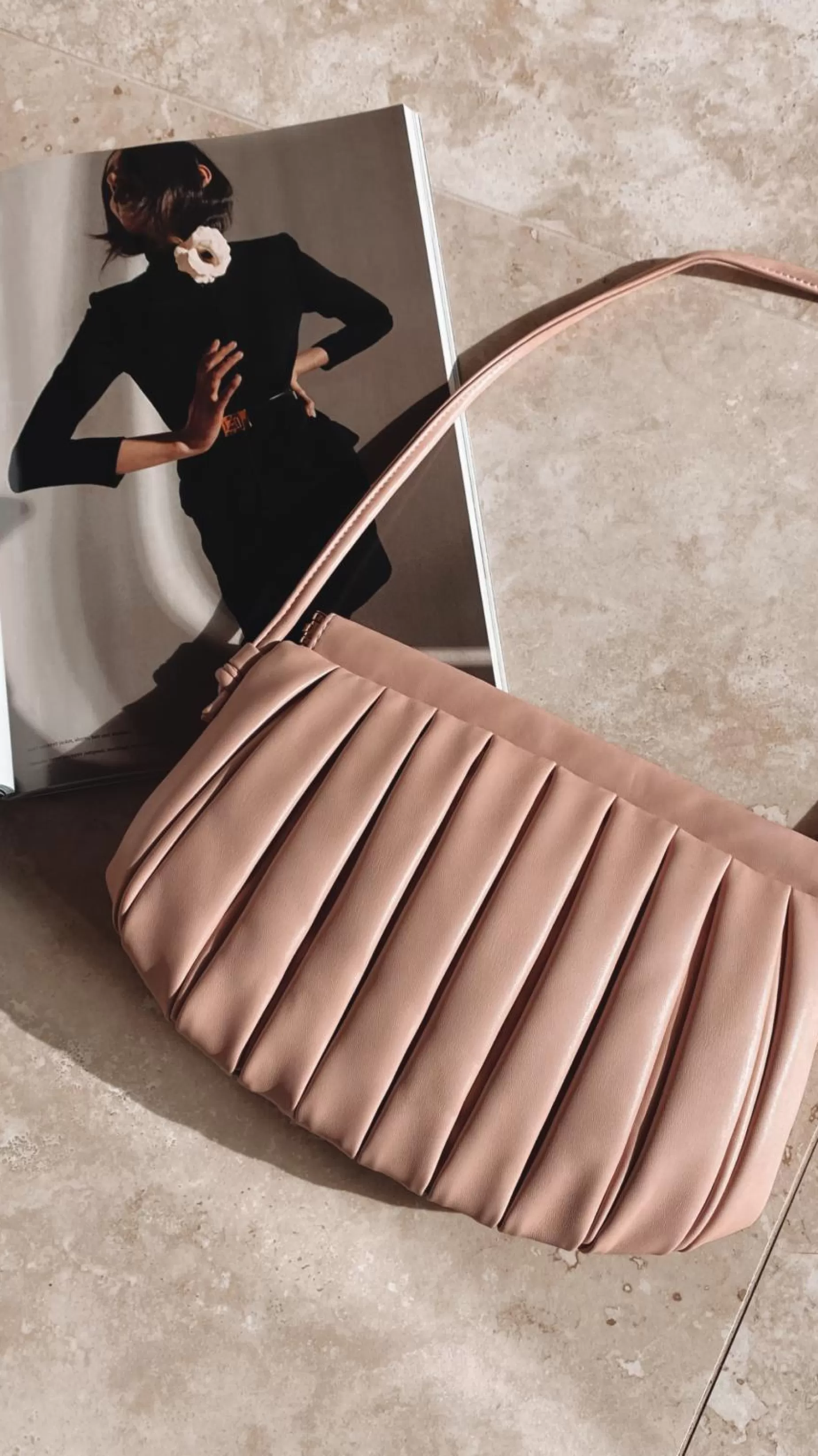 Box Pleat Snap Top Bag - | Billy J Best Sale