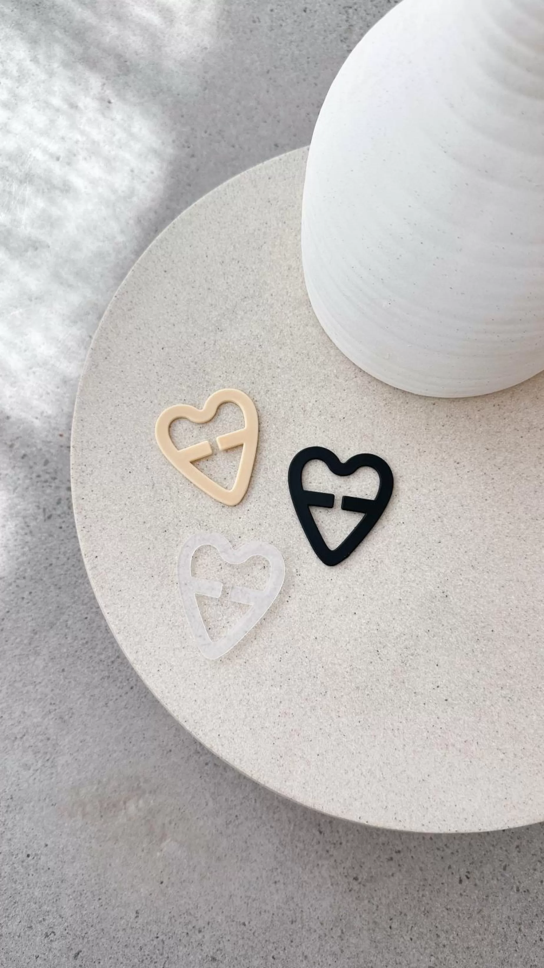 Bra Clips Heart 3 Pack - | Billy J Best