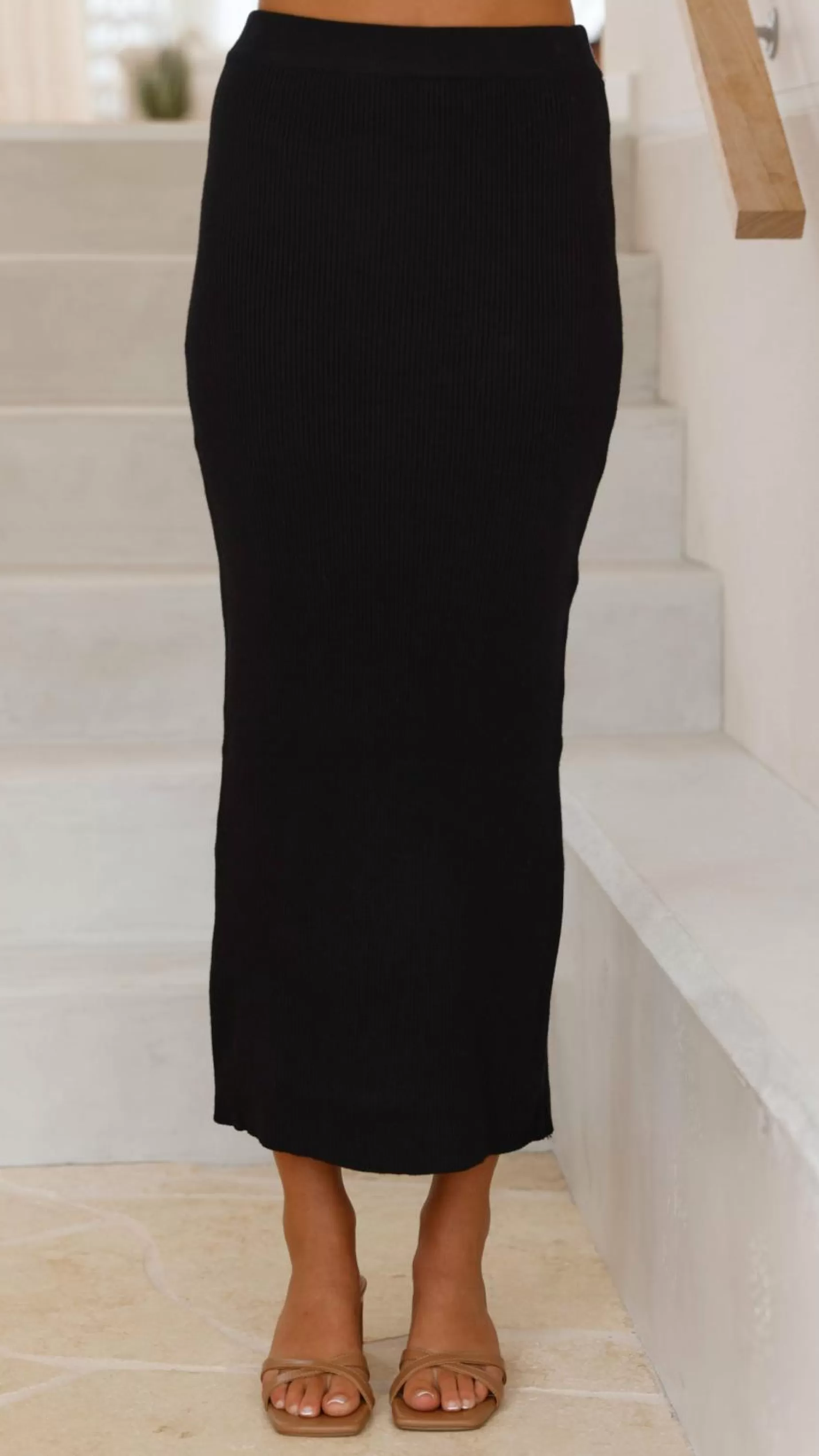 Cristo Knit Maxi Skirt - | Billy J Fashion