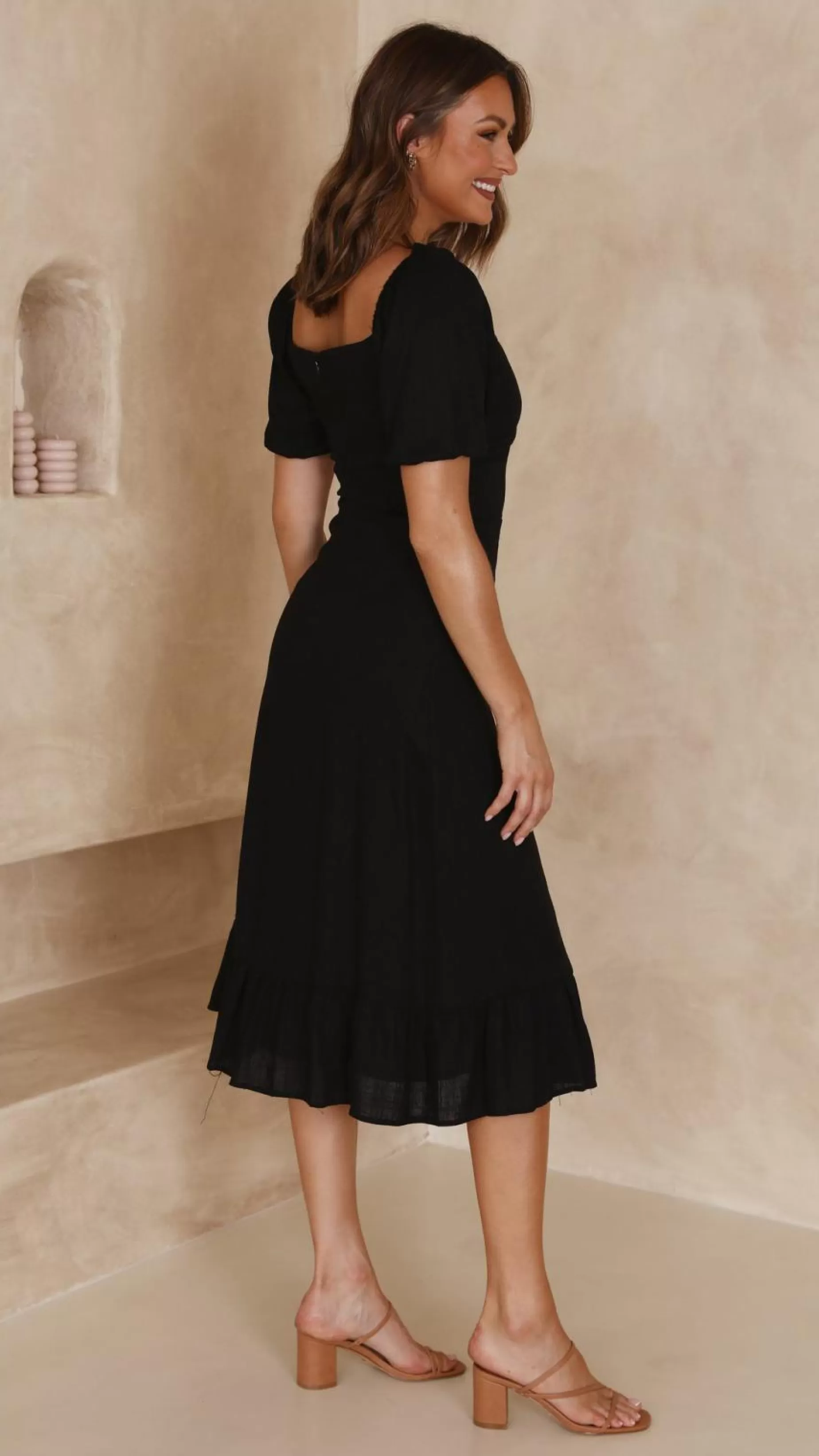Dixie Midi Dress - | Billy J New