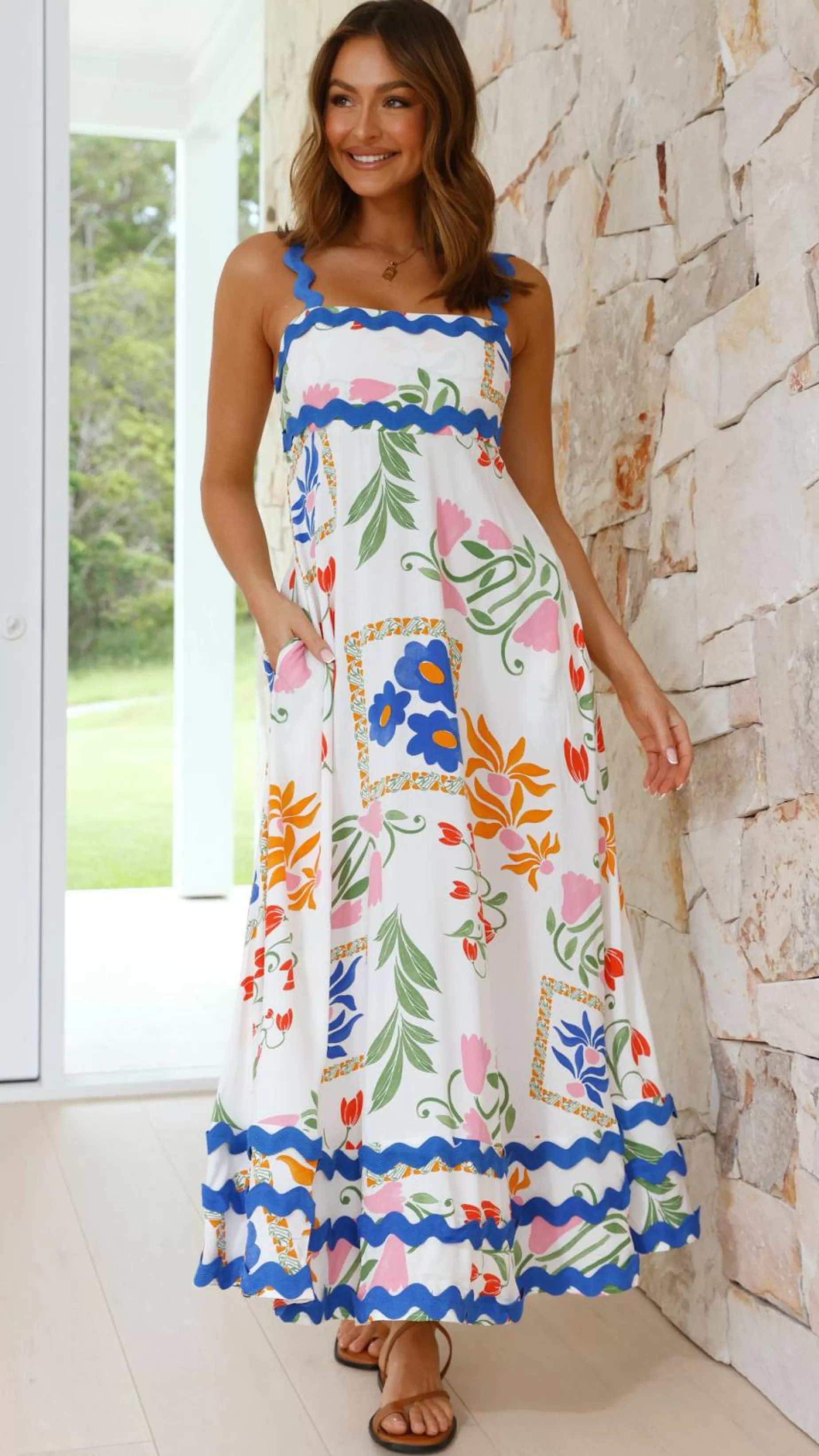 Eaton Maxi Dress - | Billy J Clearance