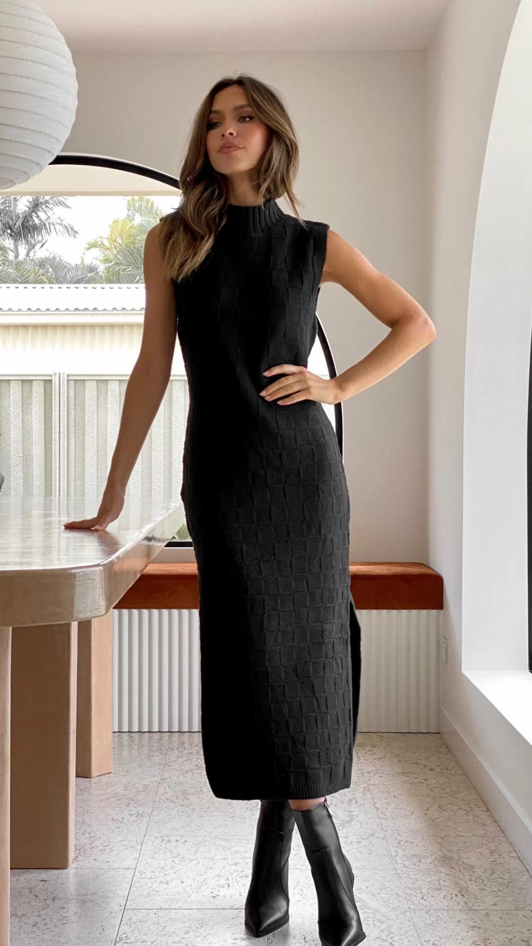 Eleanor Knit Dress - | Billy J Clearance