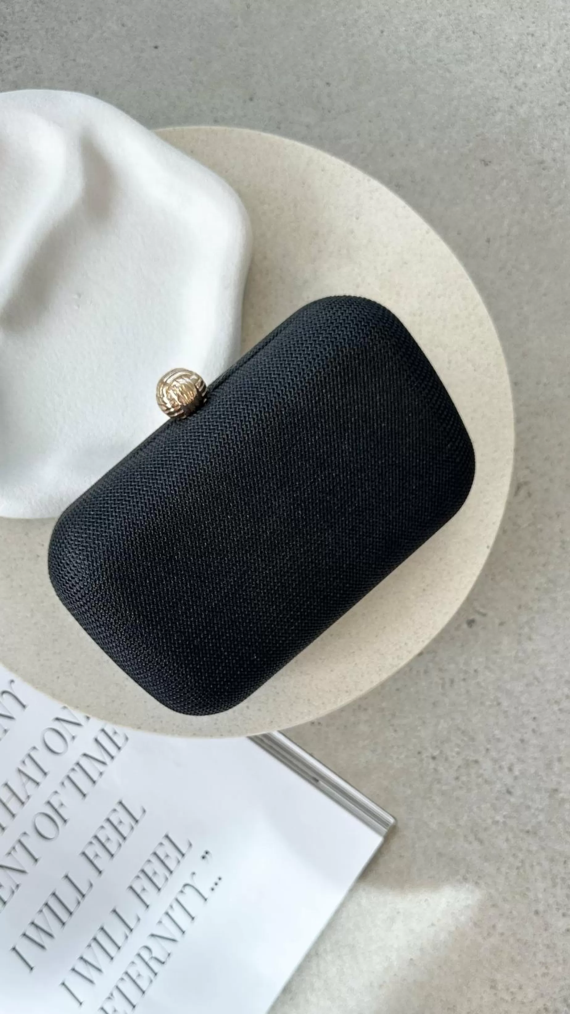 Ella Woven Structured Clutch - | Billy J Best Sale