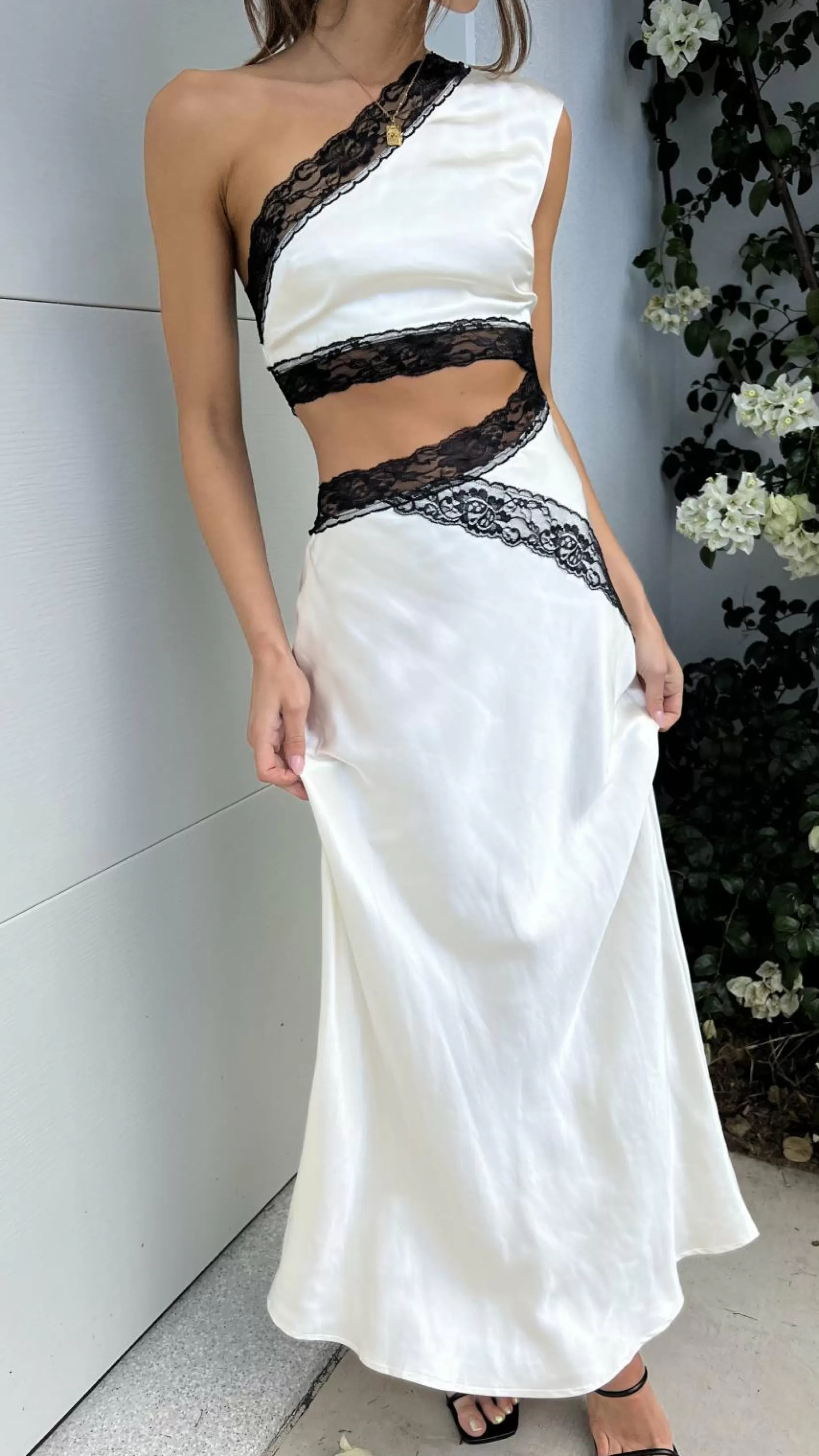 Emily One Shoulder Maxi Dress - | Billy J Clearance