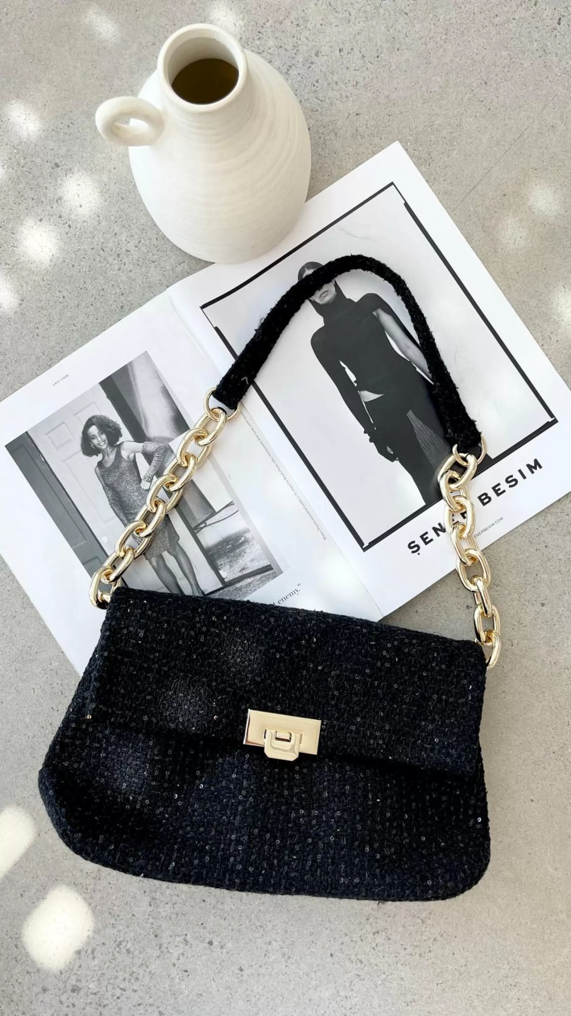 Fion Boucle Chain Strap Handbag - | Billy J Cheap