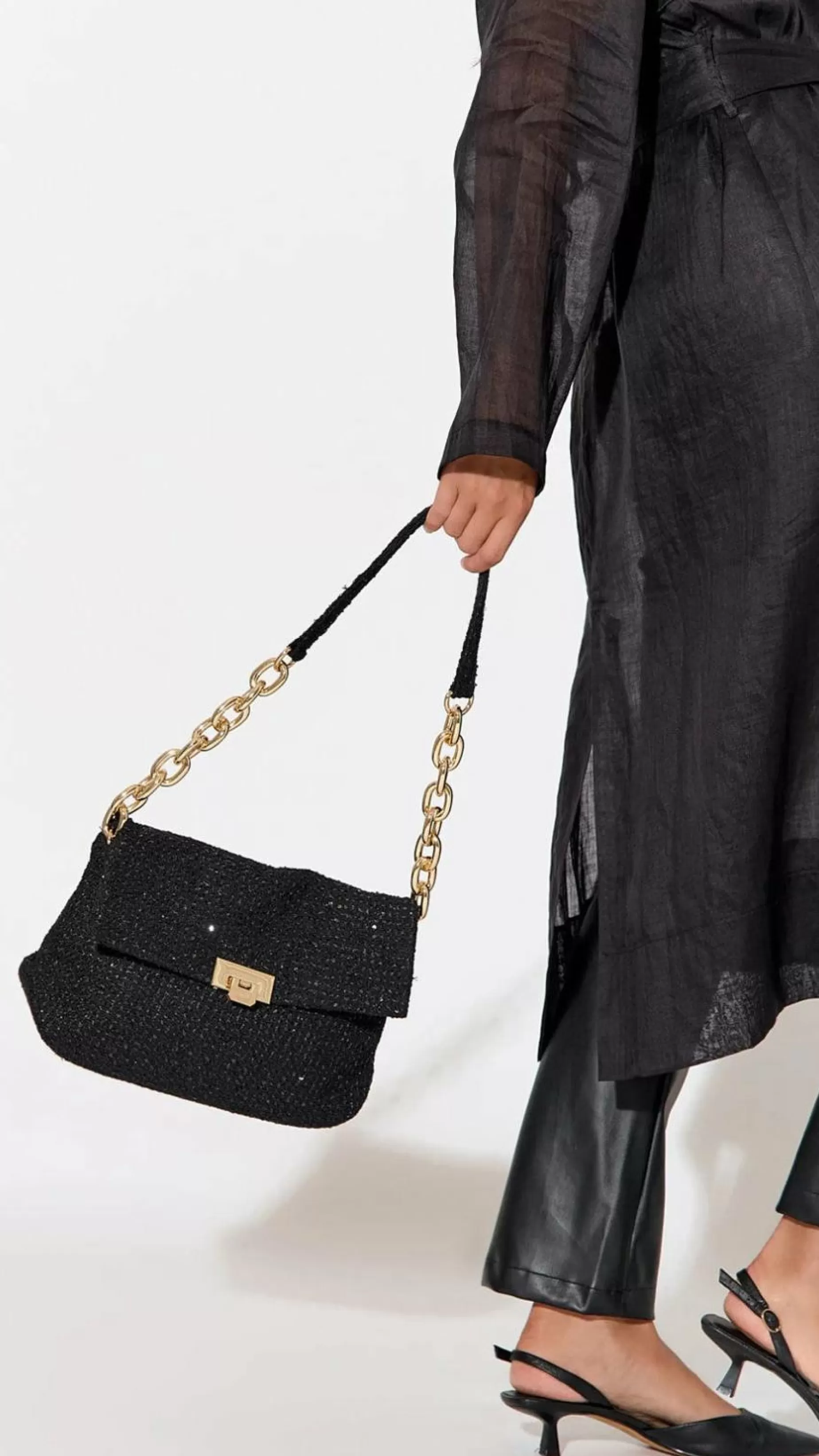 Fion Boucle Chain Strap Handbag - | Billy J Cheap