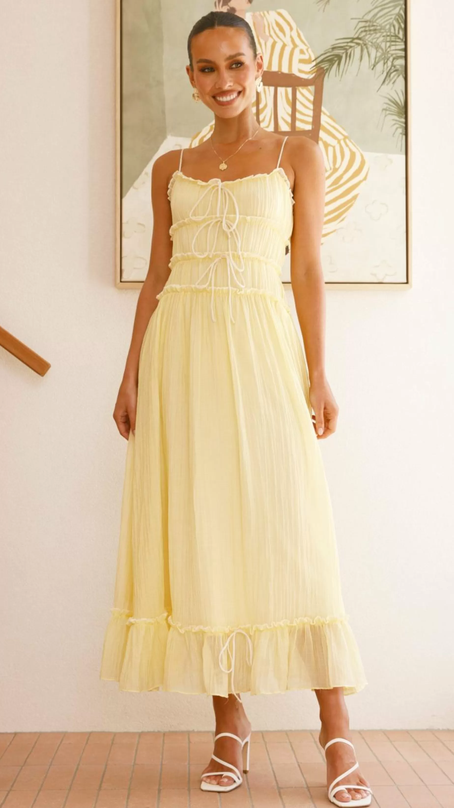 Halo Maxi Dress - | Billy J Clearance