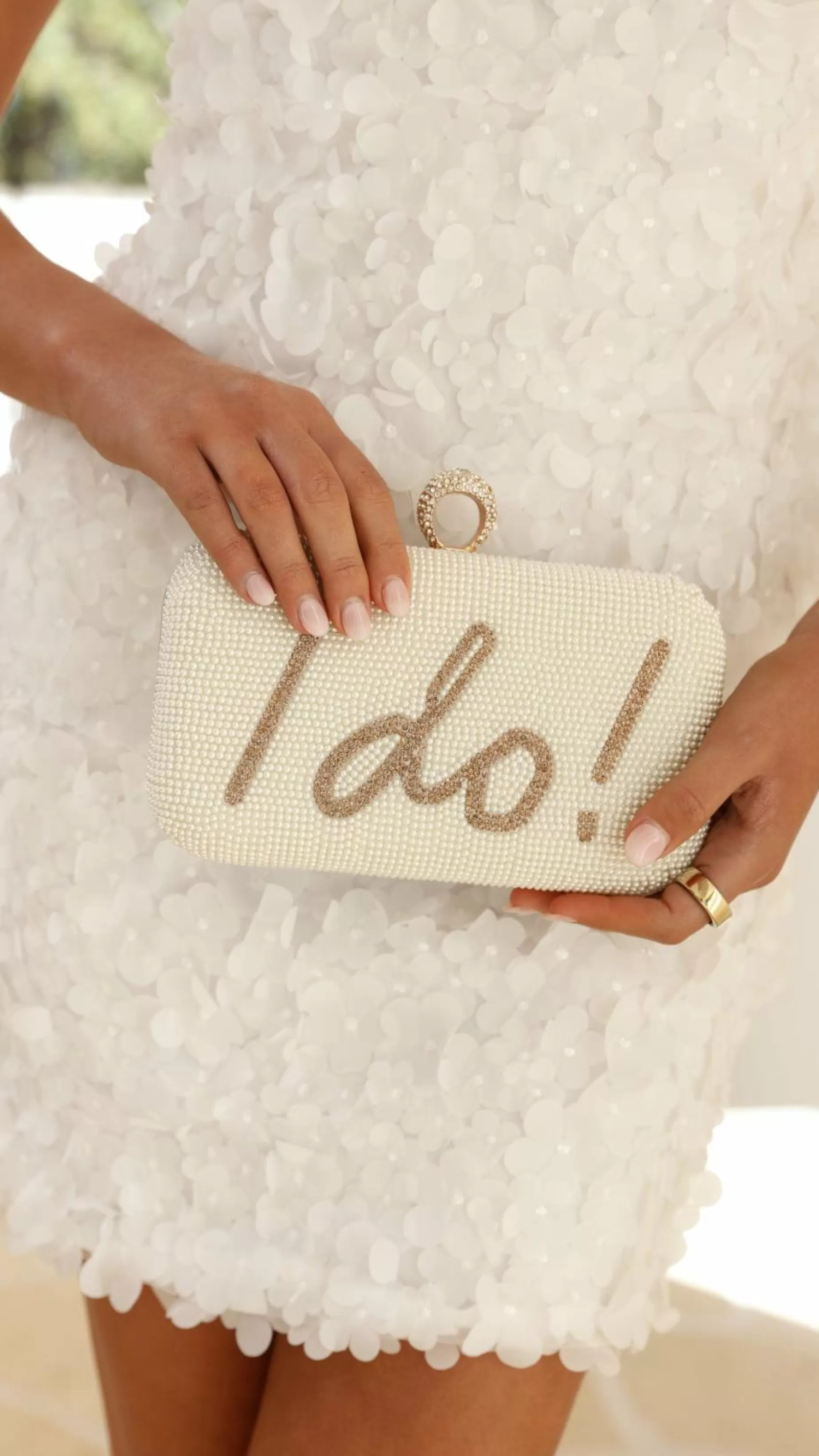 I DO Sequin Clutch - | Billy J Best
