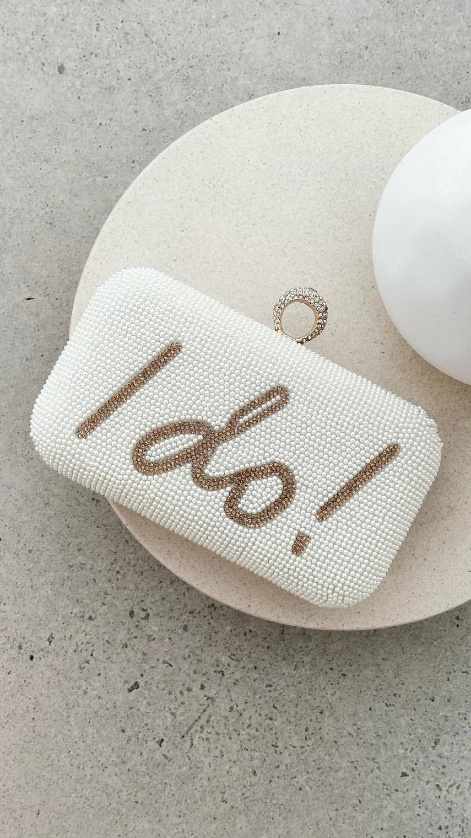 I DO Sequin Clutch - | Billy J Best
