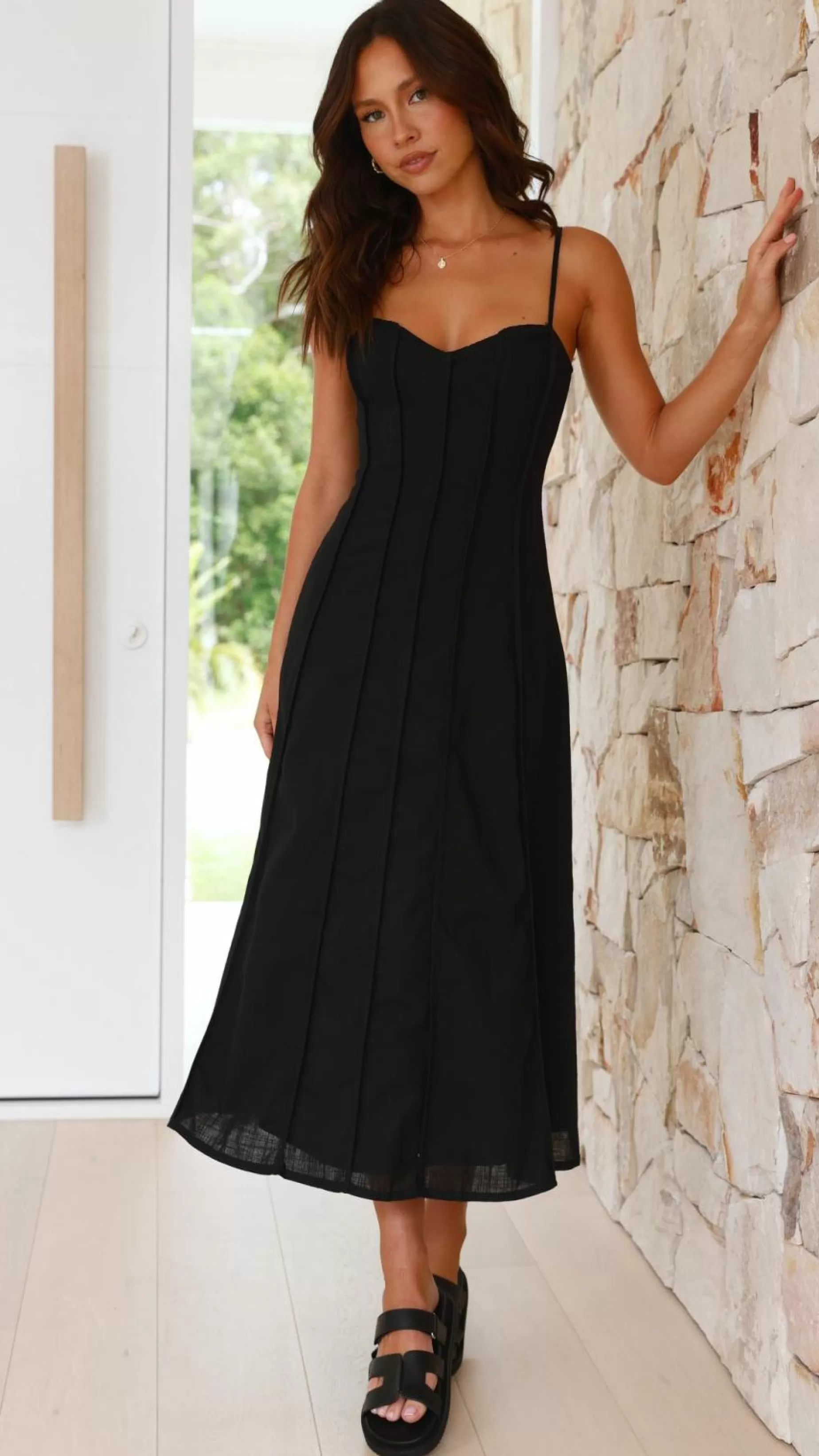 Ilenna Midi Dress - | Billy J Shop