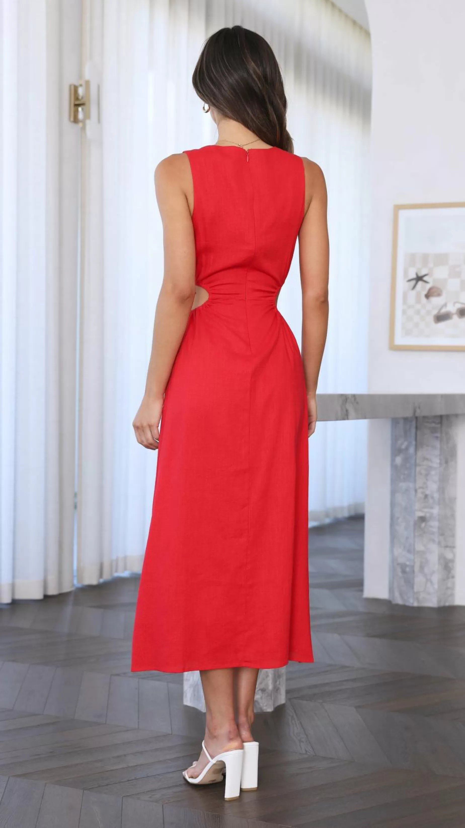 Jamila Midi Dress - | Billy J Online