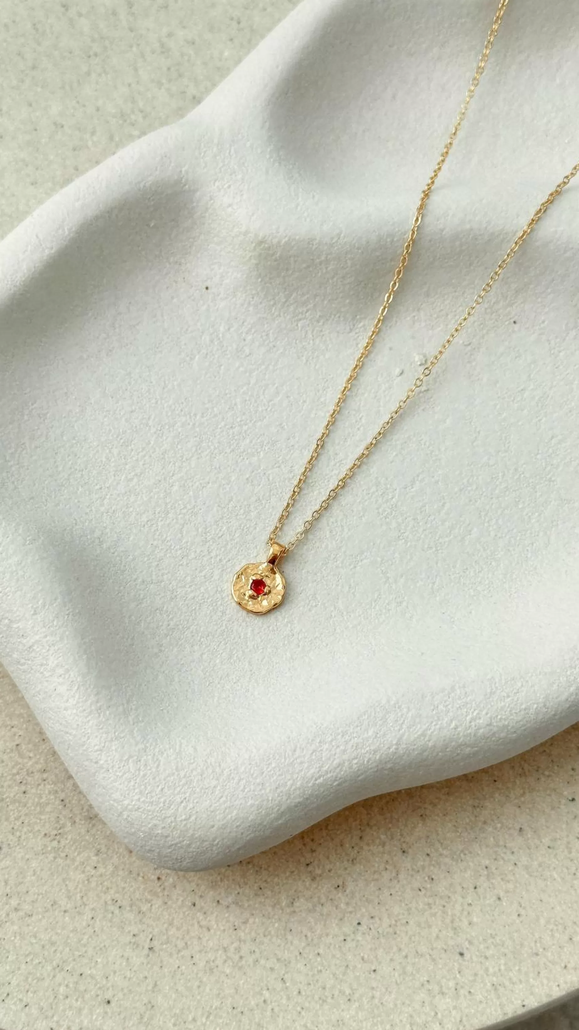 January Birthstone Necklace - | Billy J Shop