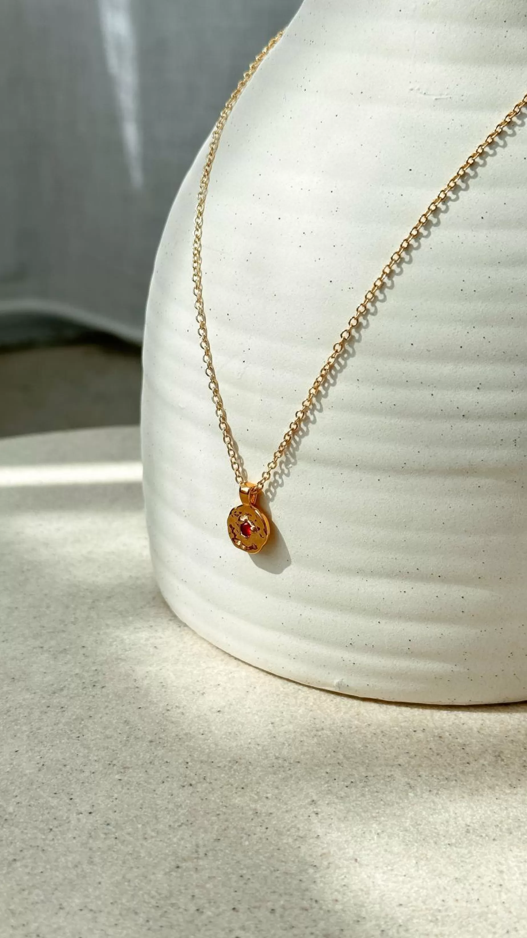 January Birthstone Necklace - | Billy J Shop