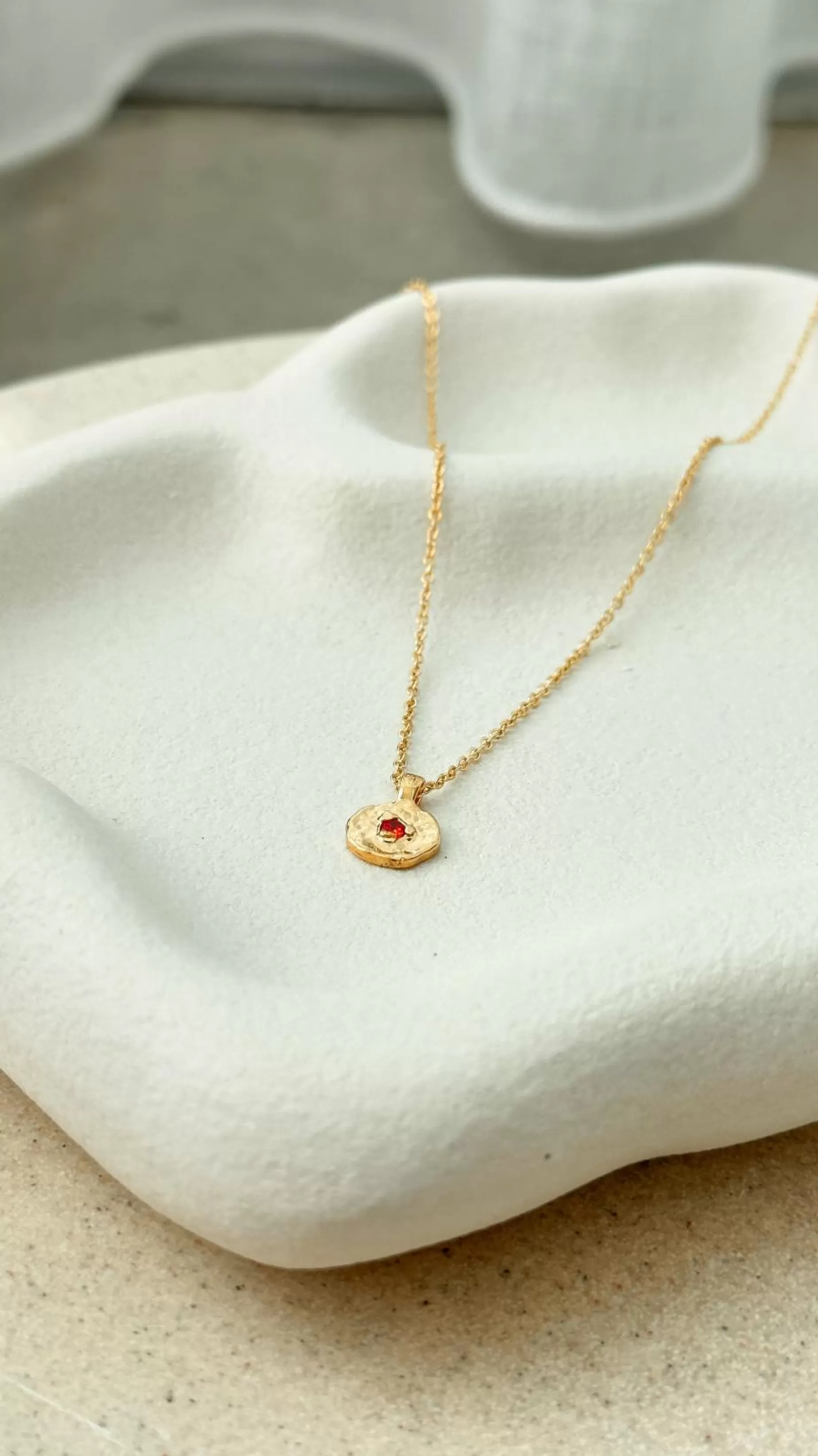 July Birthstone Necklace - | Billy J Discount