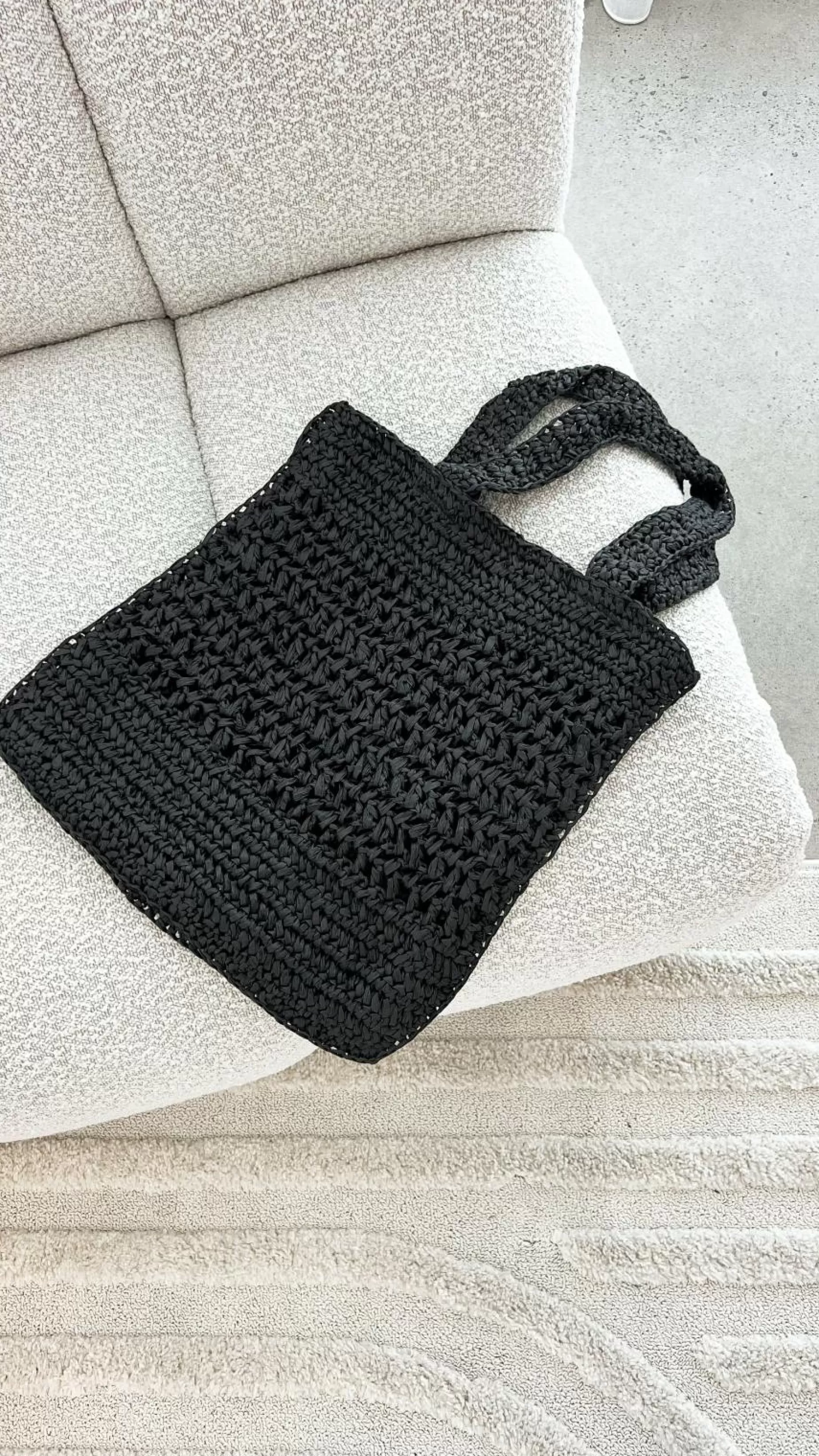 Keely Flat Crochet Tote - | Billy J Discount