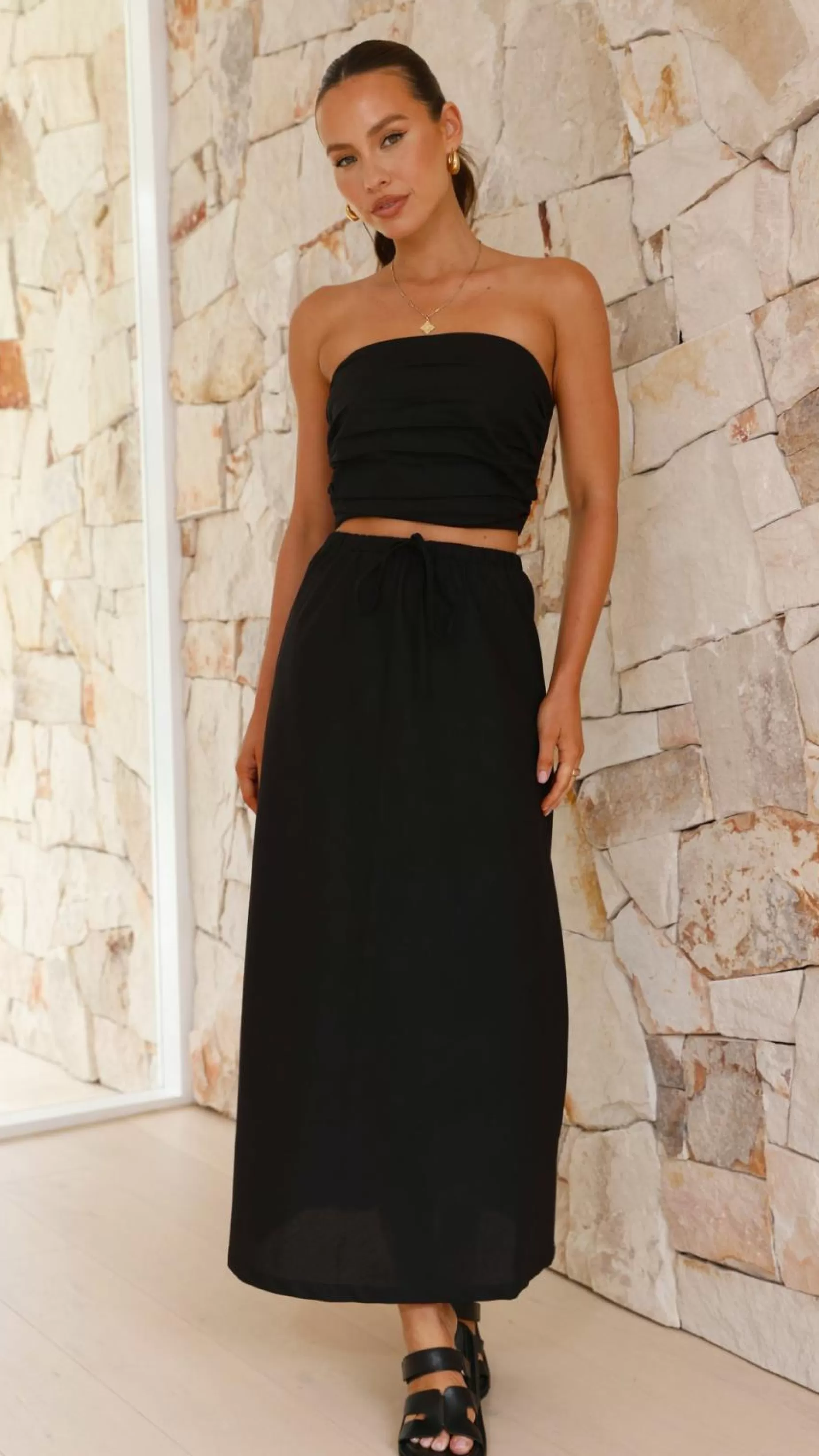 La Brisa Linen Skirt - | Billy J New