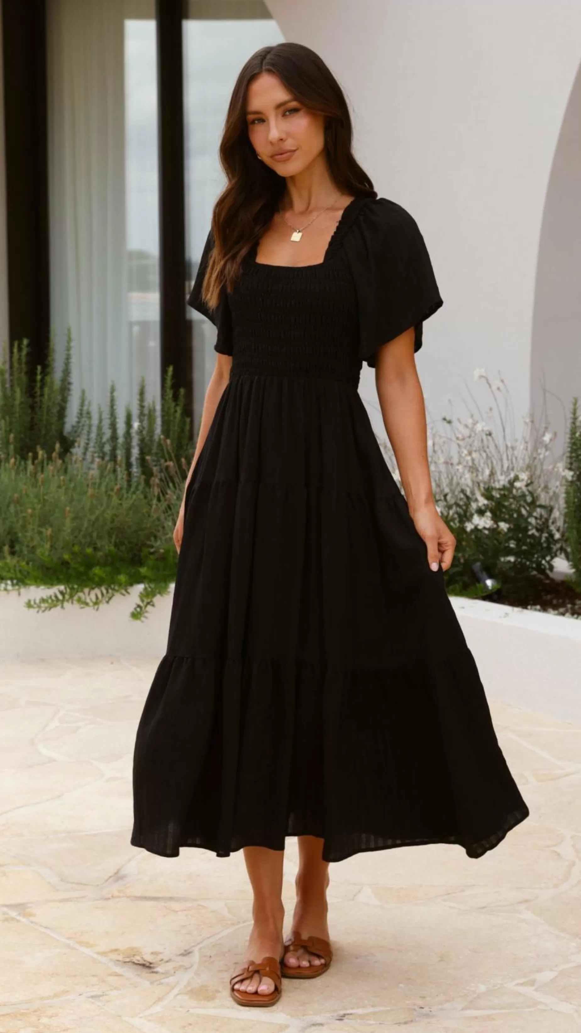Lainey Midi Dress - | Billy J New