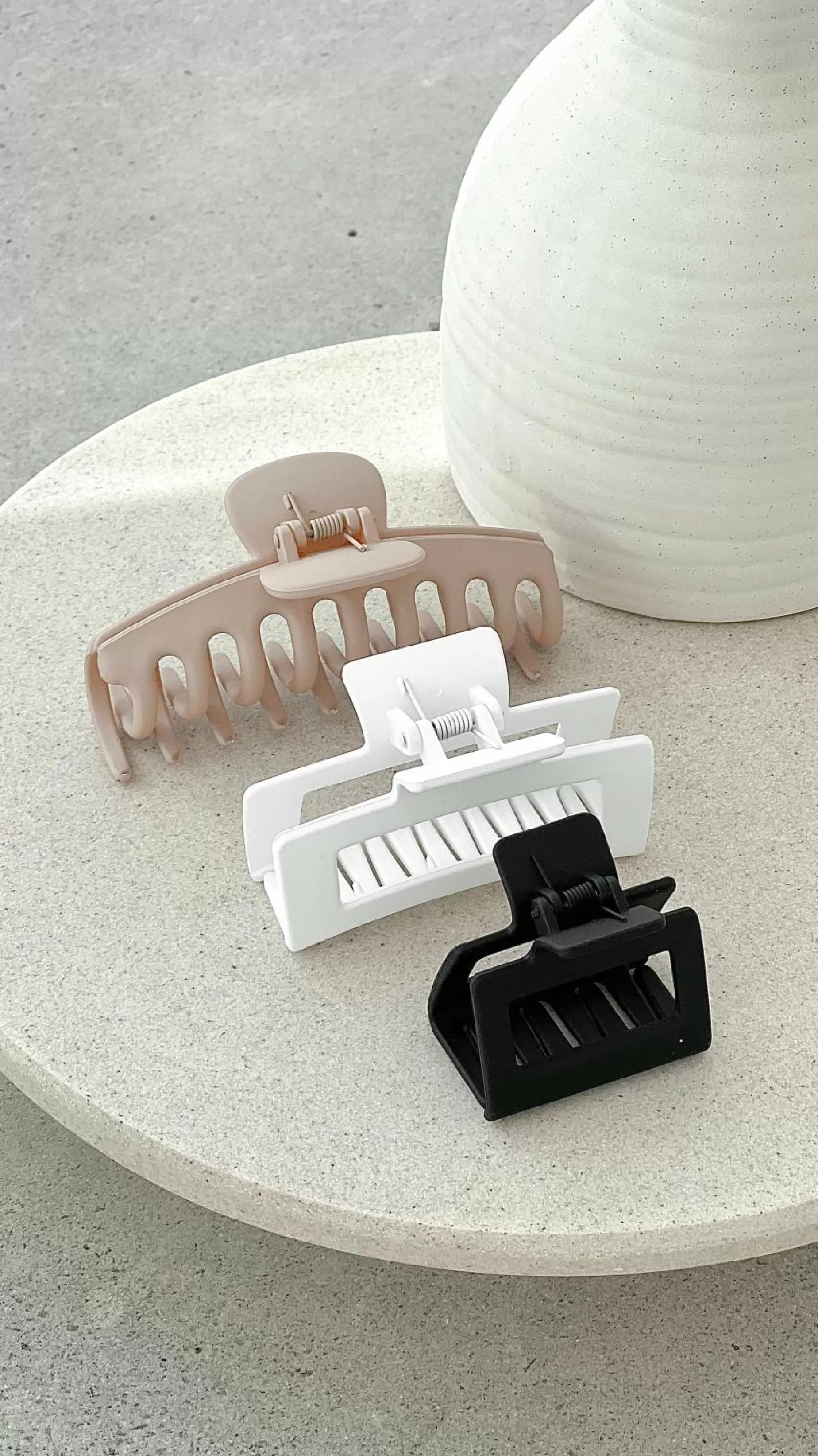 Larna 3 Pack Claw Clips - | Billy J Outlet