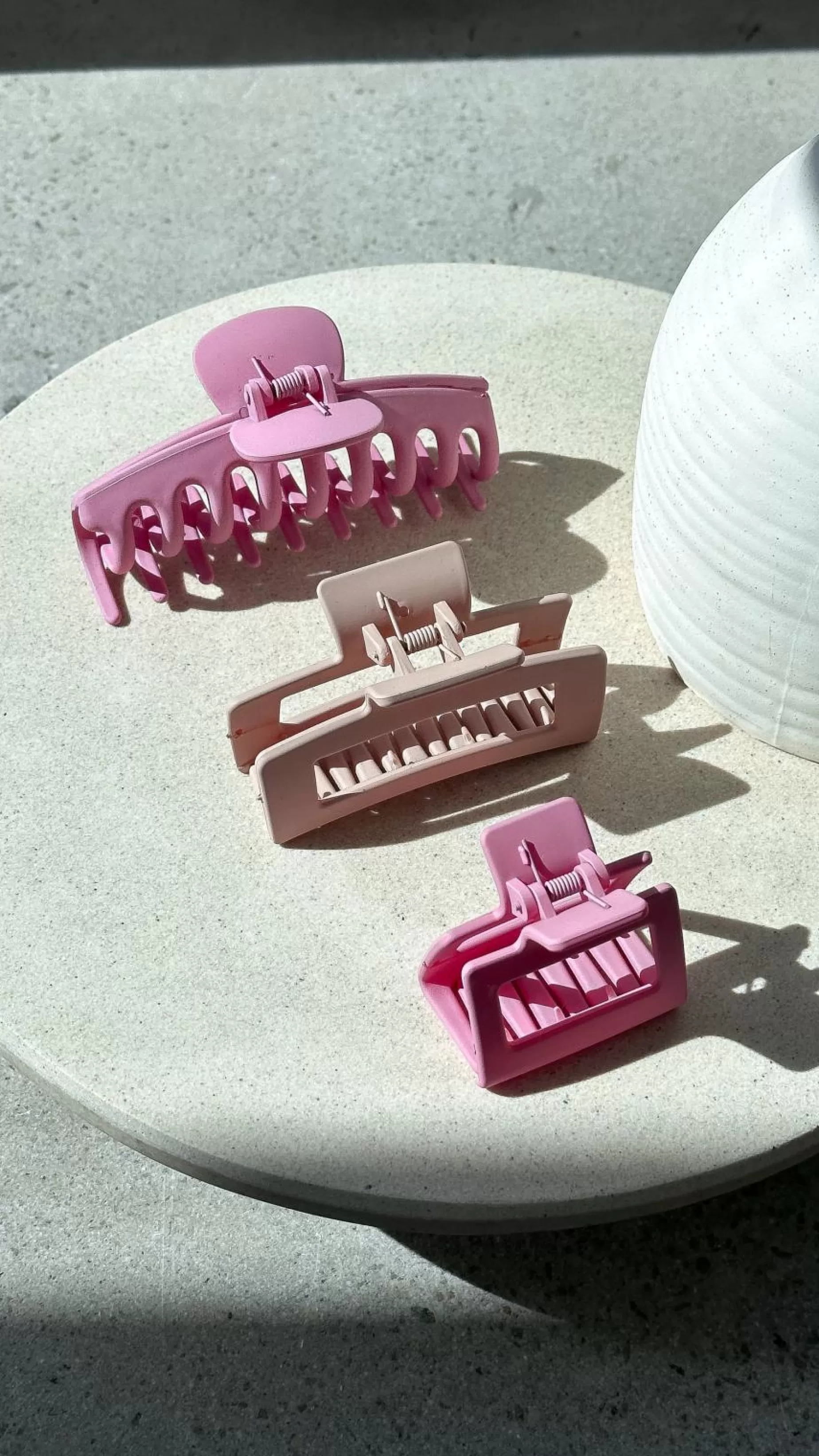 Larna 3 Pack Claw Clips - | Billy J Fashion