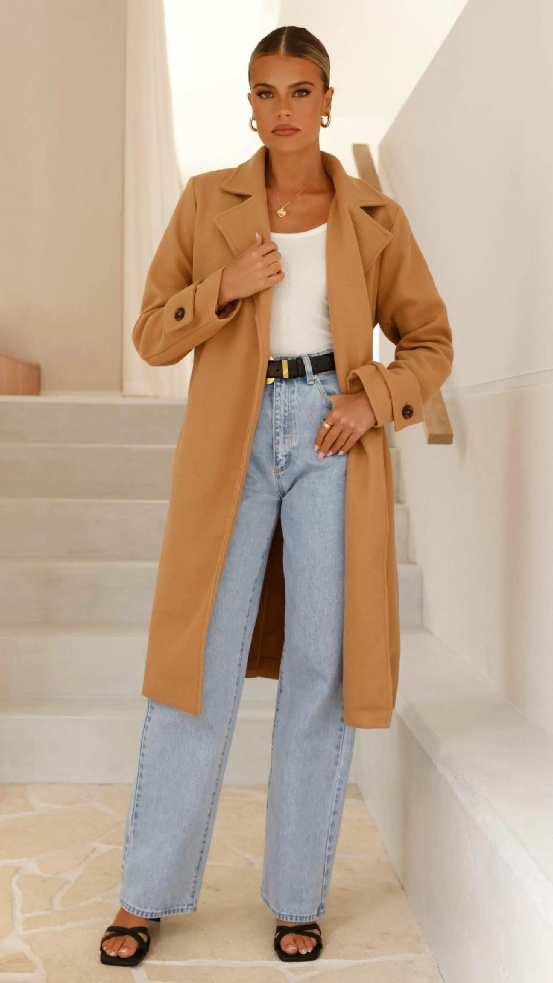 Lue Trench Coat - | Billy J Cheap
