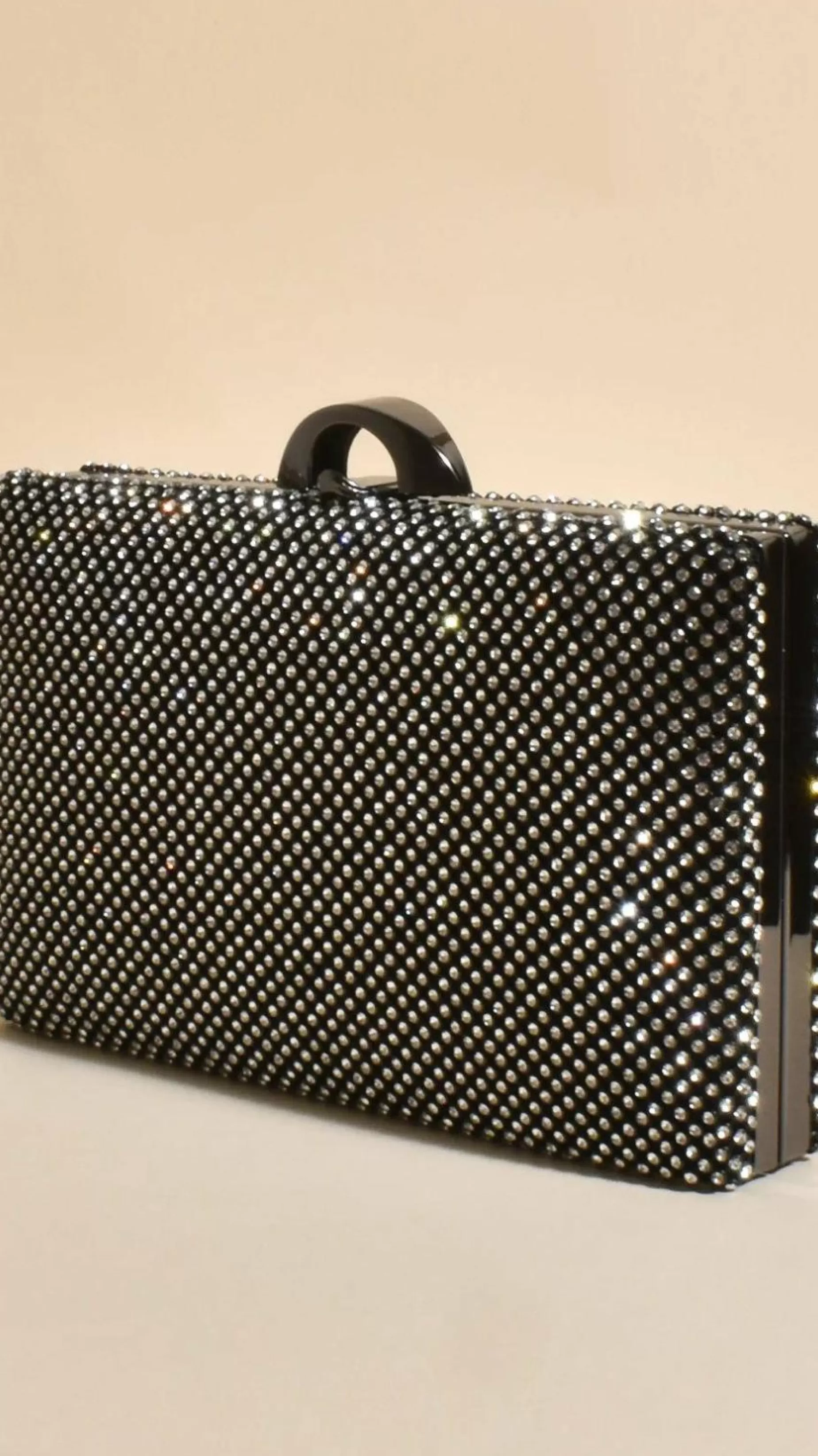 Mariah Diamante Structured Clutch - | Billy J Cheap