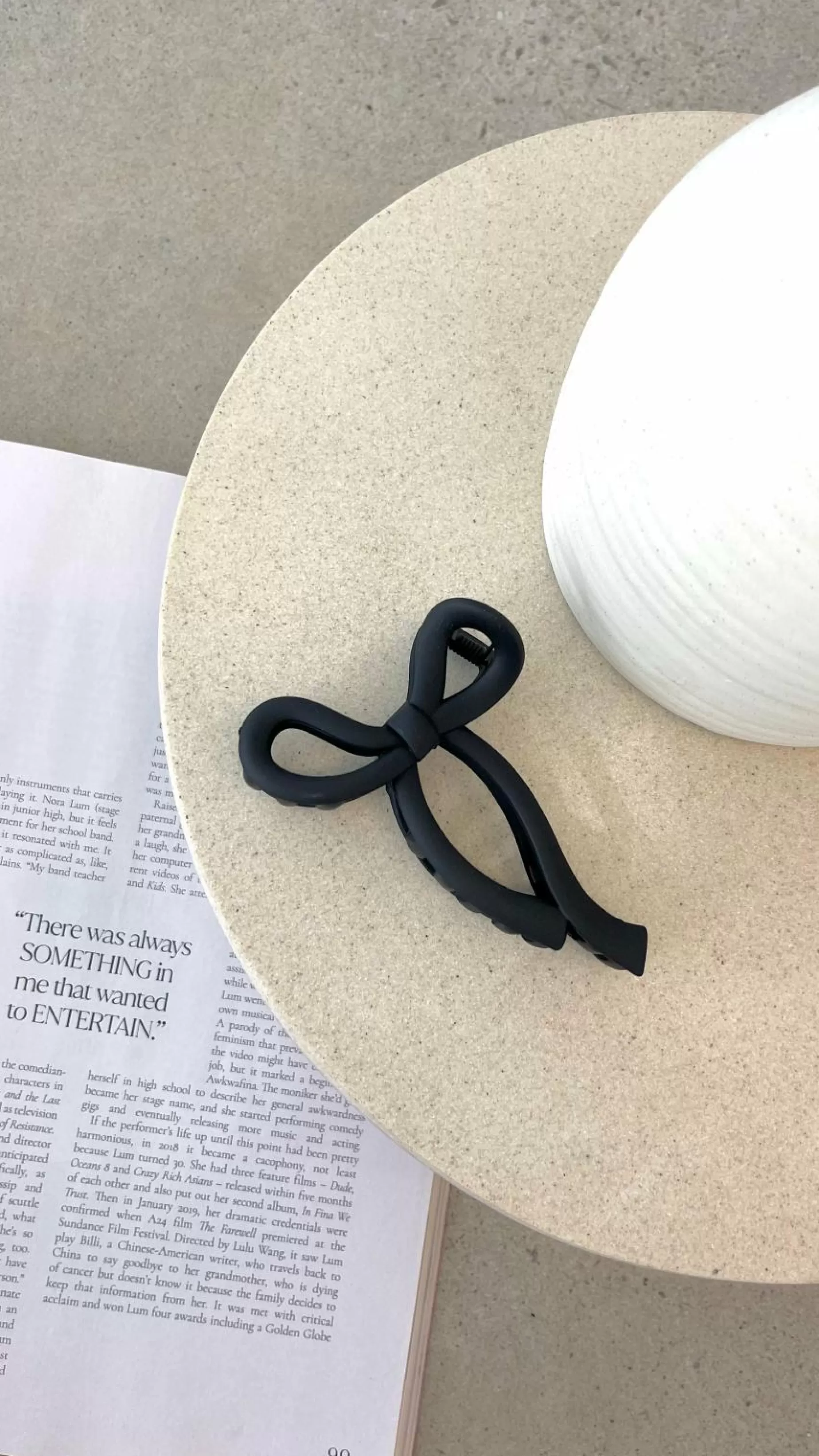 Matte Bow Claw Clip - | Billy J Sale
