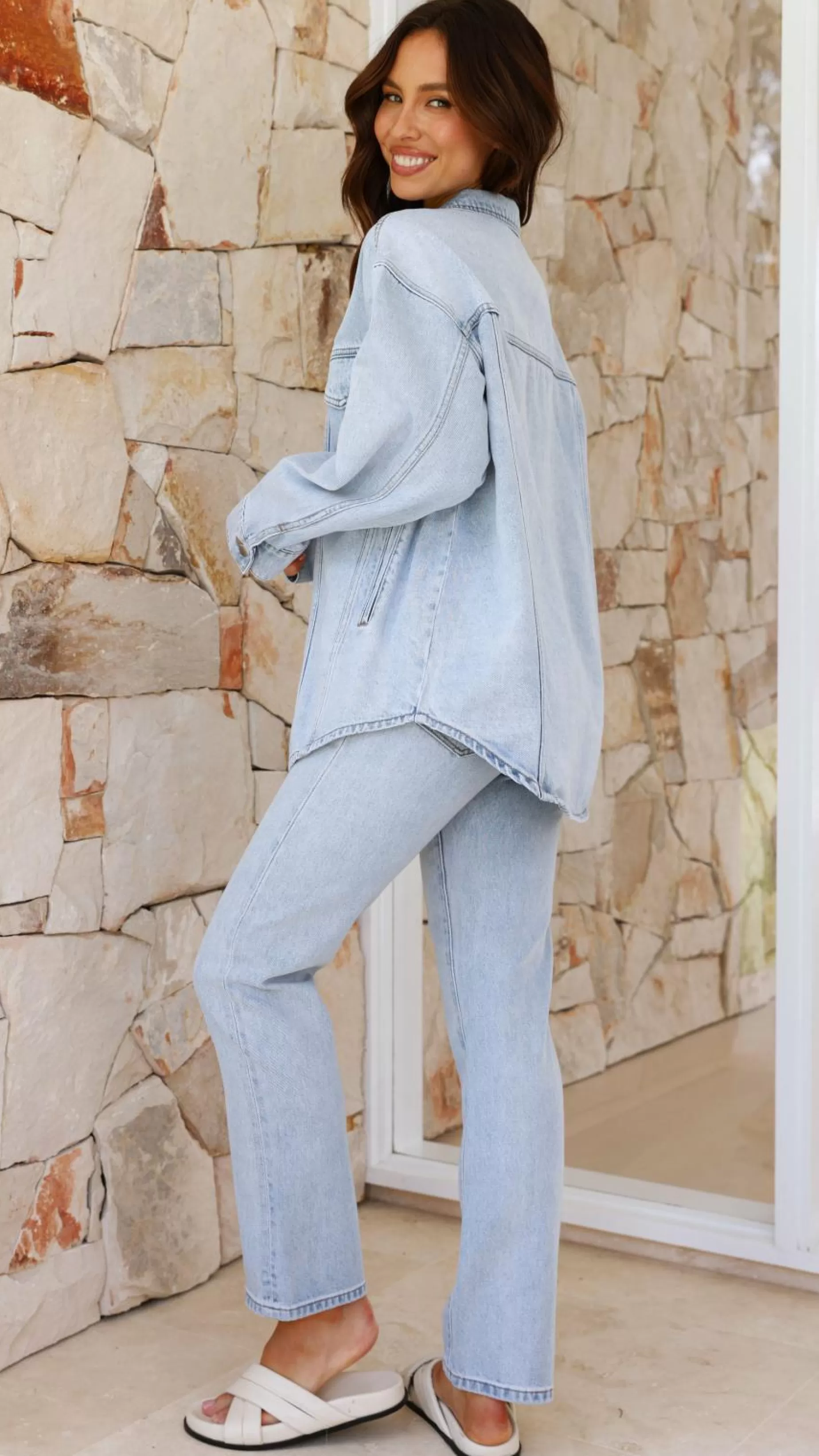 Organic Straight Leg Jean - | Billy J Fashion