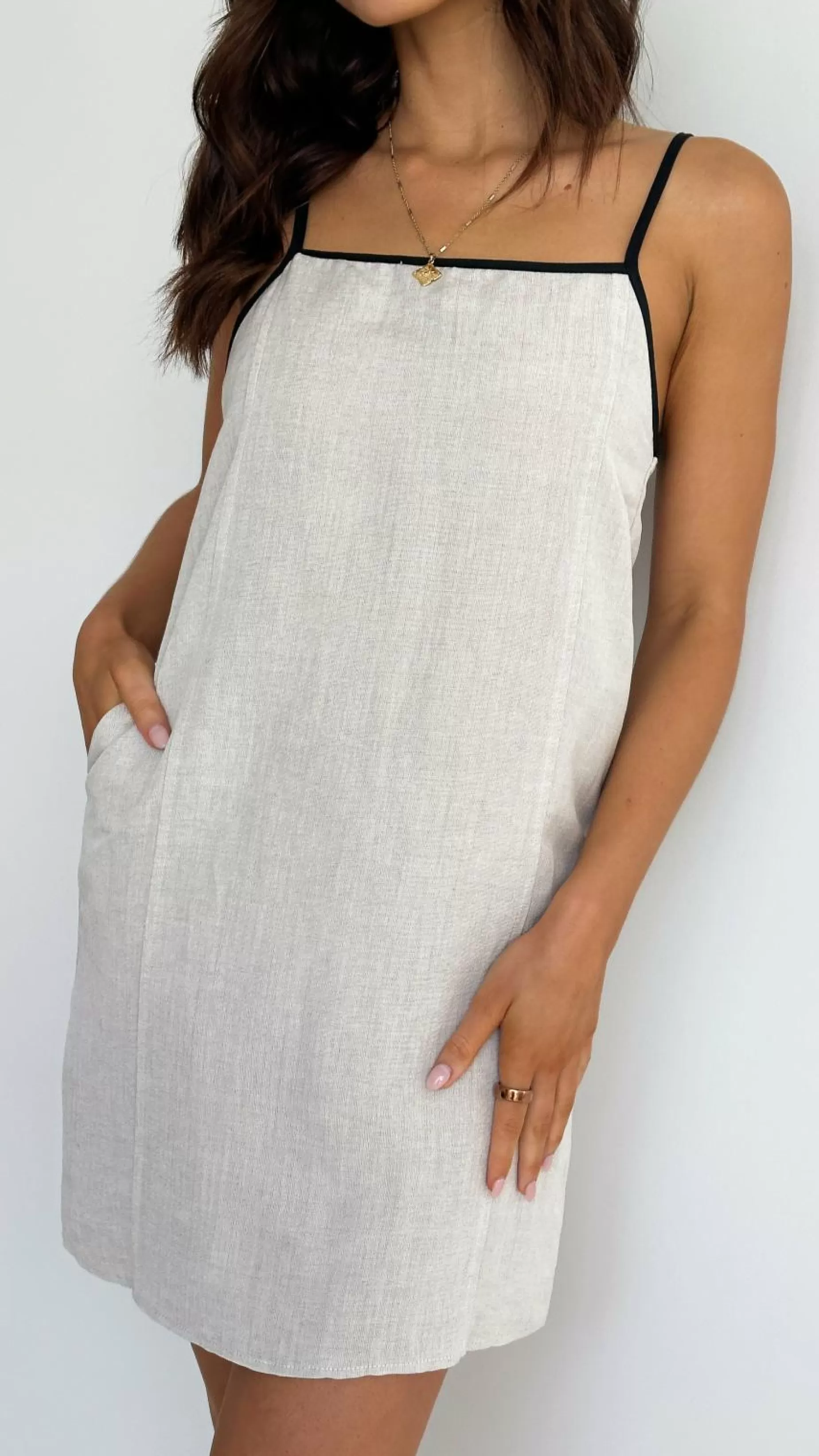 Sail Away Contrast Mini Dress - | Billy J Clearance