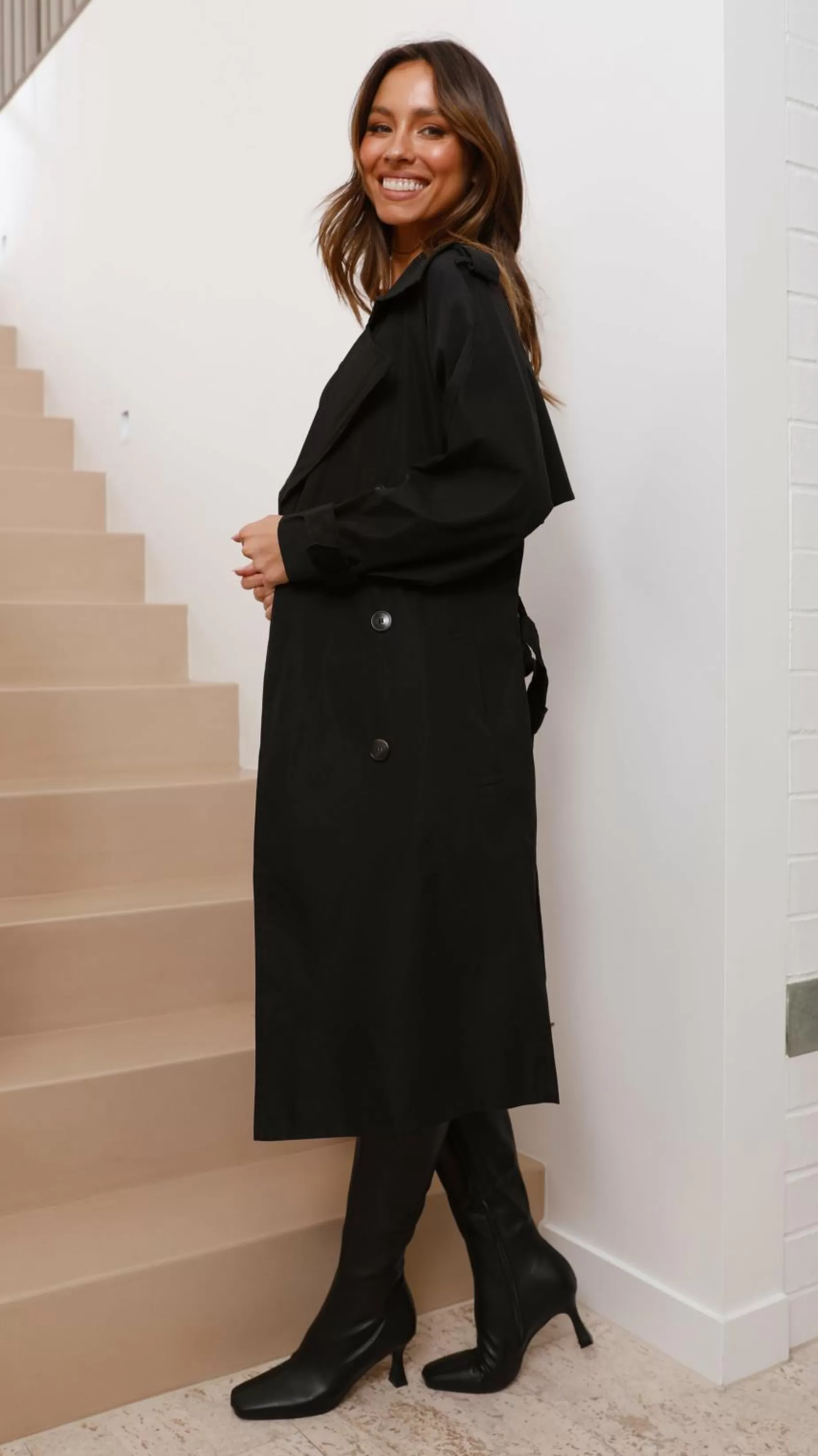 Samara Trench Coat - | Billy J Fashion