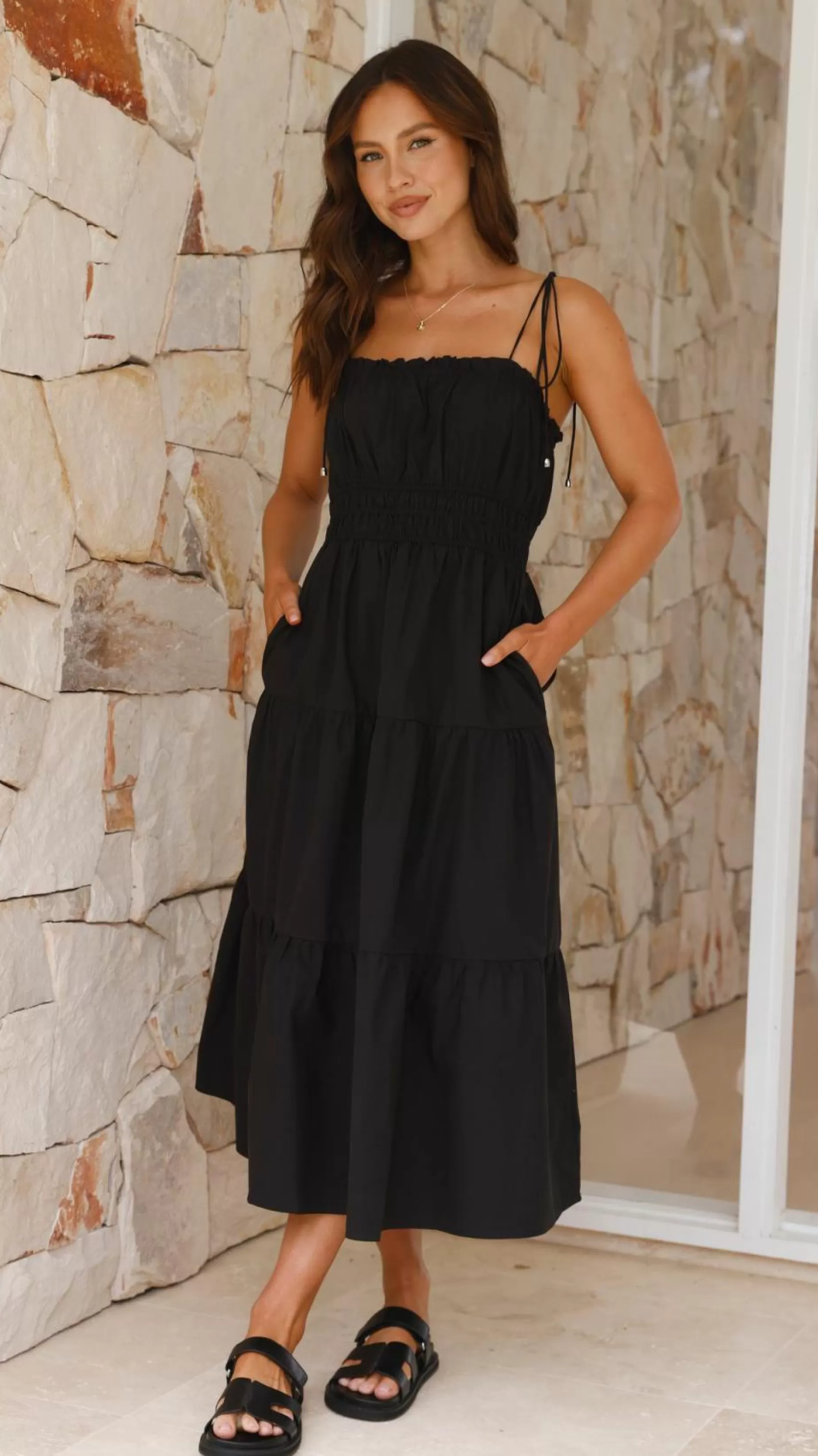 Samaya Midi Dress - | Billy J Clearance