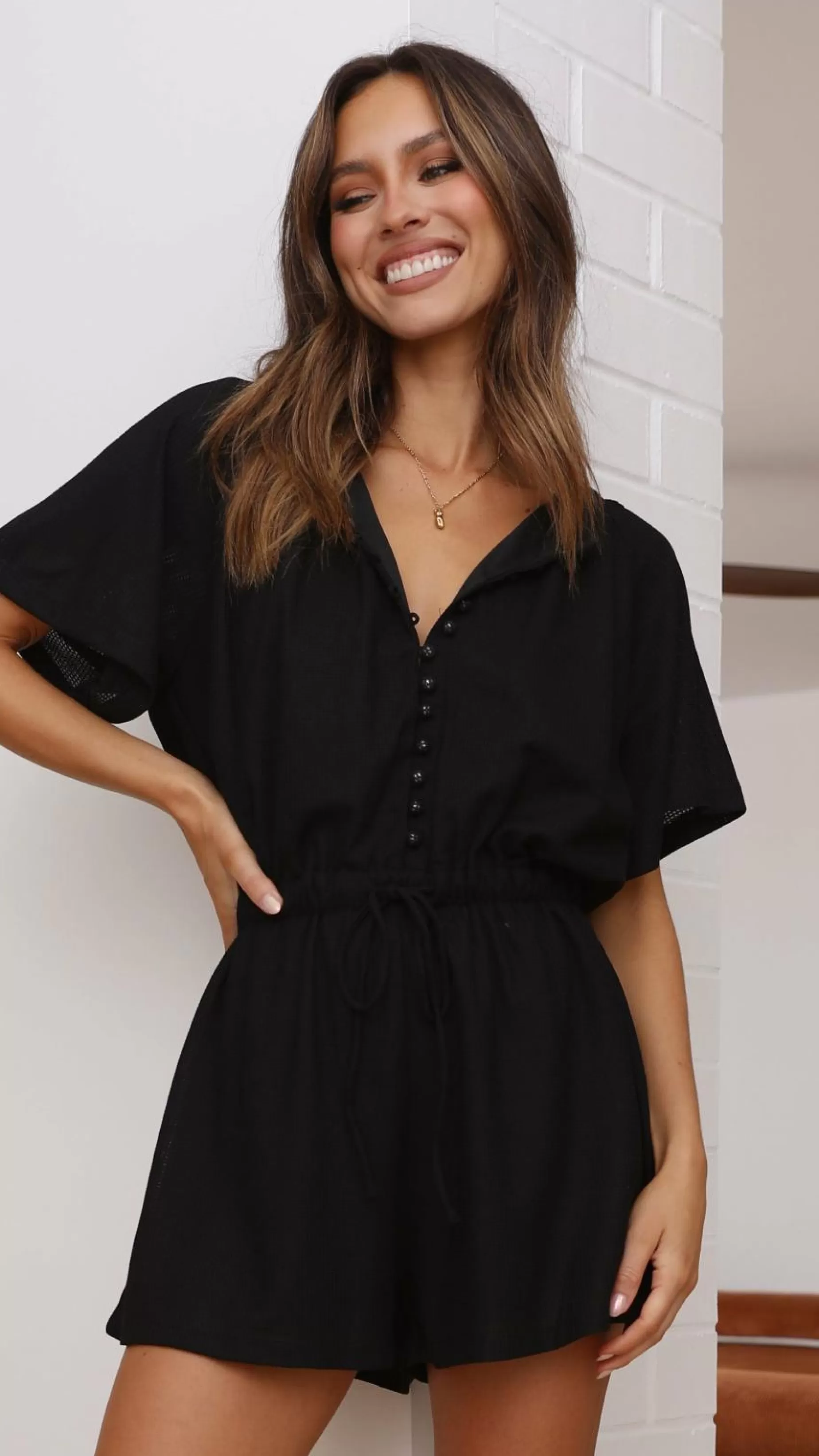 Santorini Playsuit - | Billy J Clearance