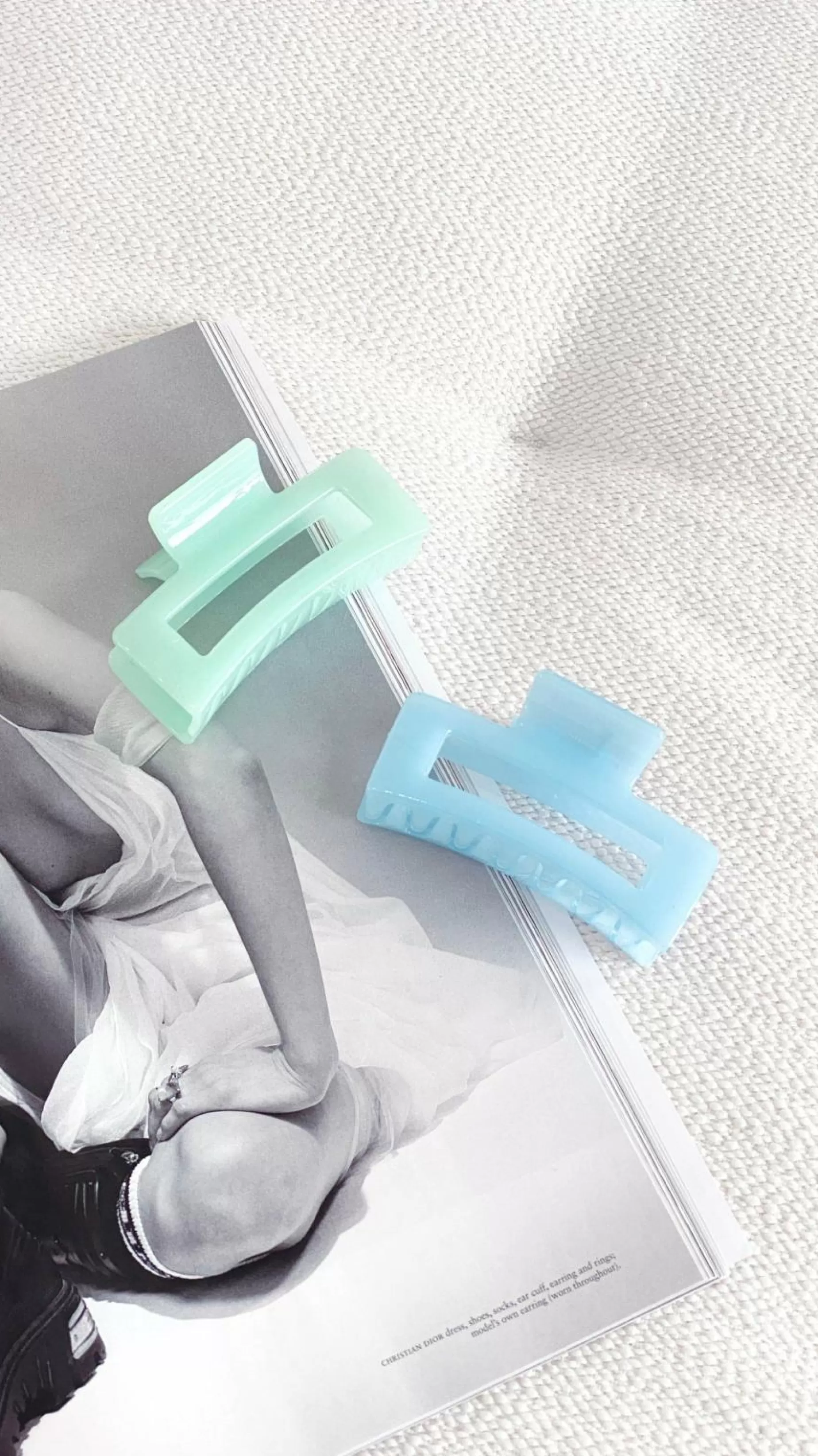 Steph Rectangle Claw Clip - | Billy J Fashion