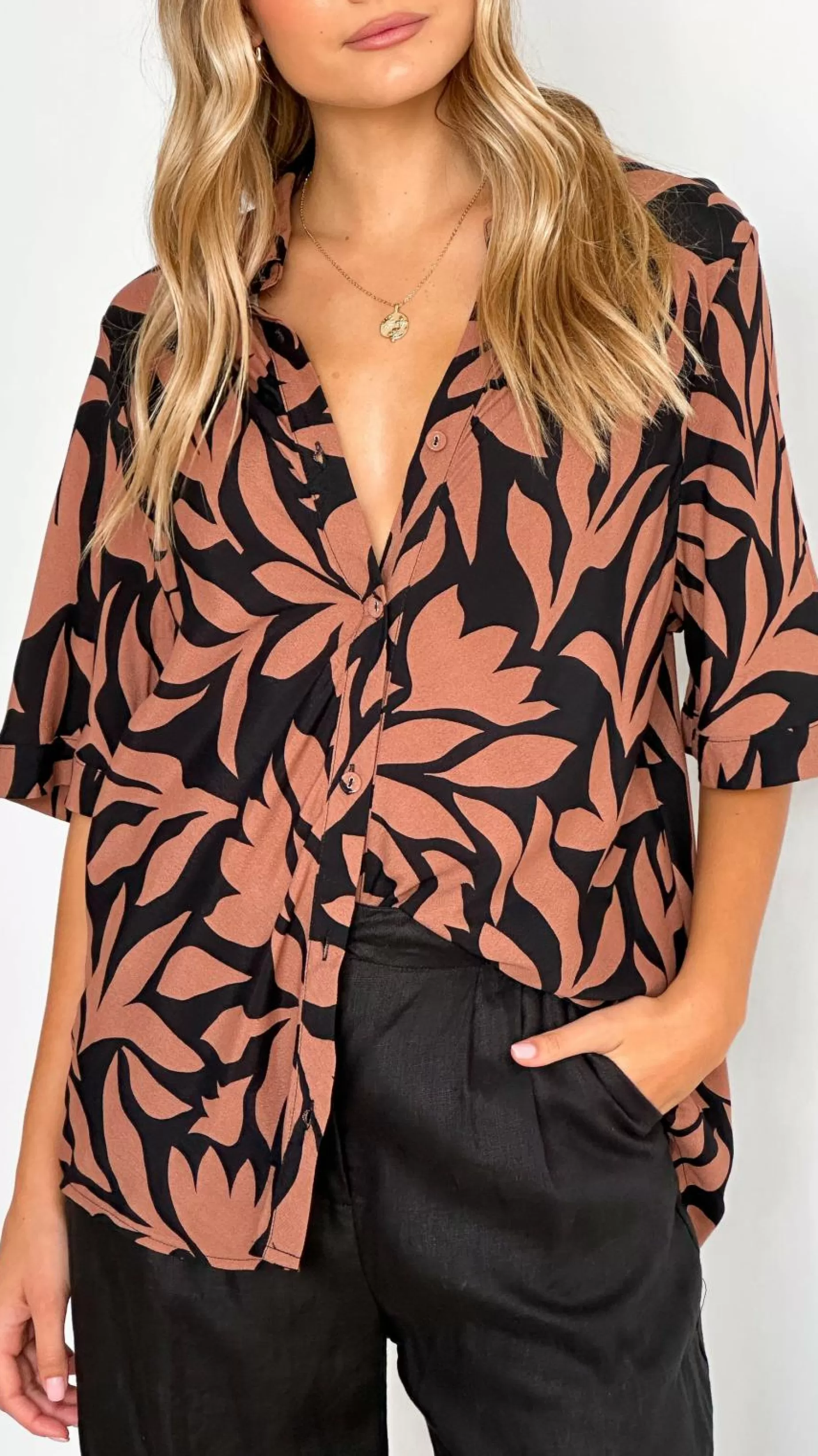 Tyler Button Up Shirt - | Billy J Discount